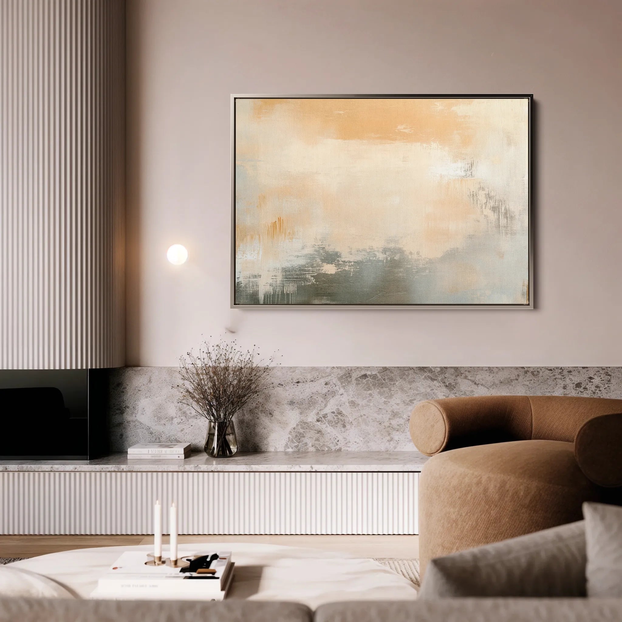 Abstract 431 Canvas Art 60 x 40 cm / Black