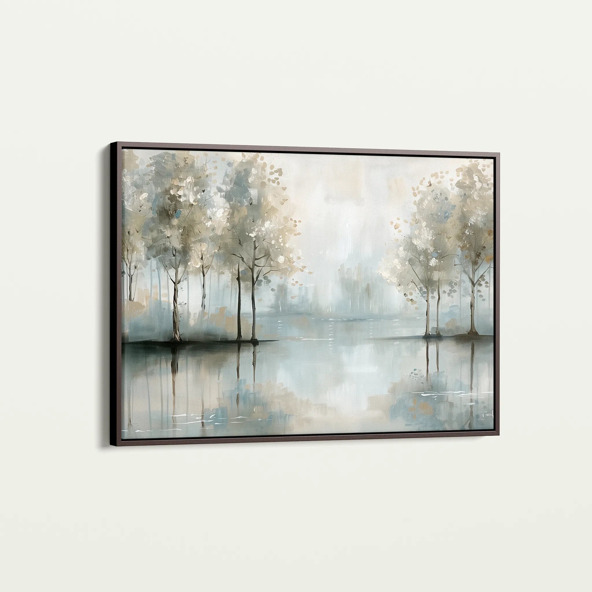 Floral 433 Canvas Art 60 x 40 cm / Black