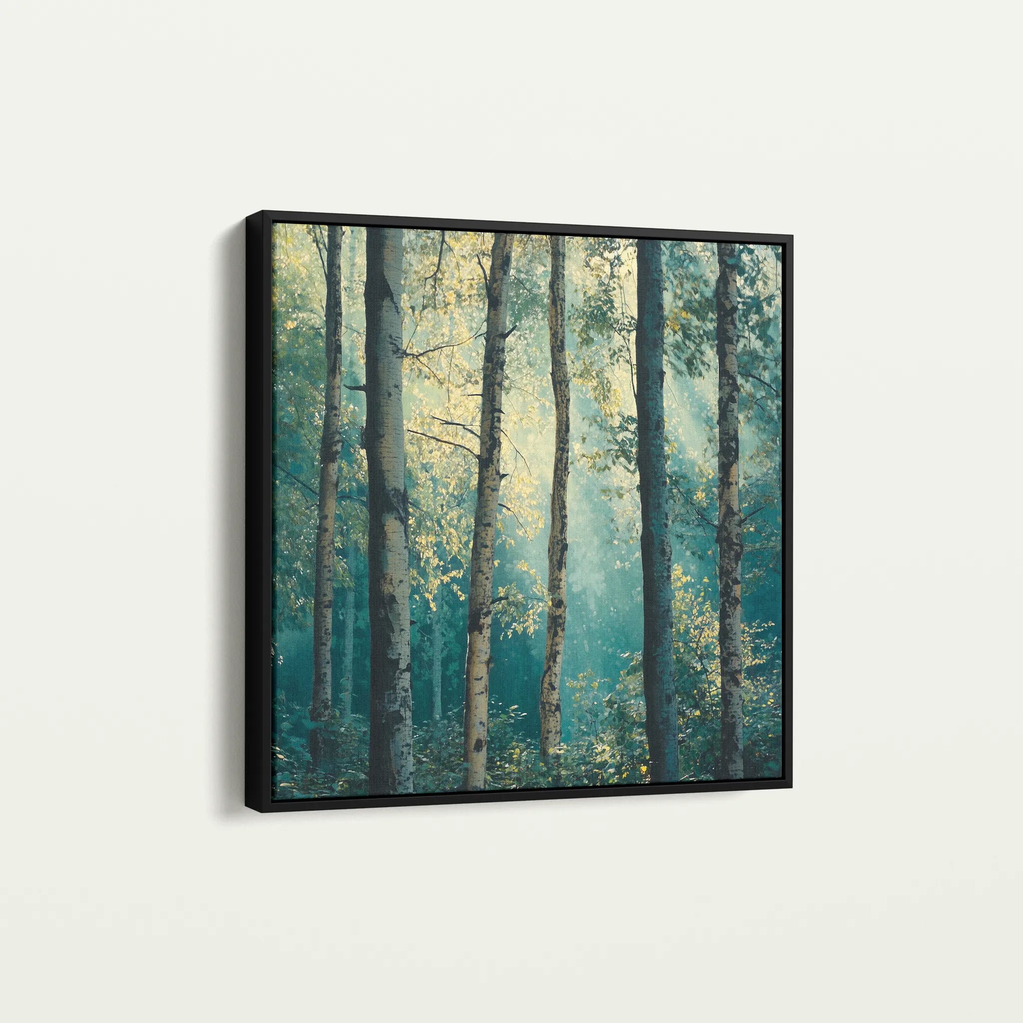 Landscape 439 Canvas Art 60 x 60 cm / Black