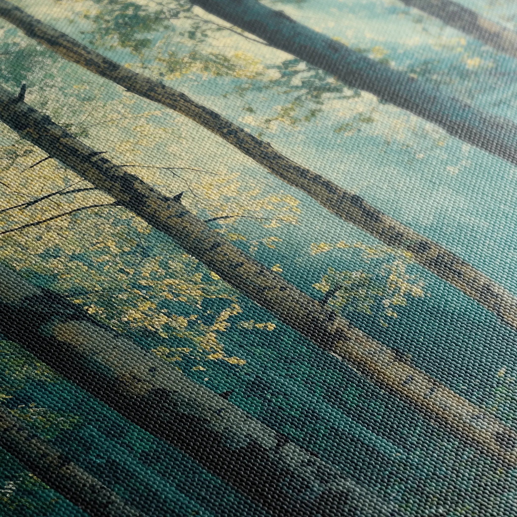 Landscape 439 Canvas Art 60 x 60 cm / Black