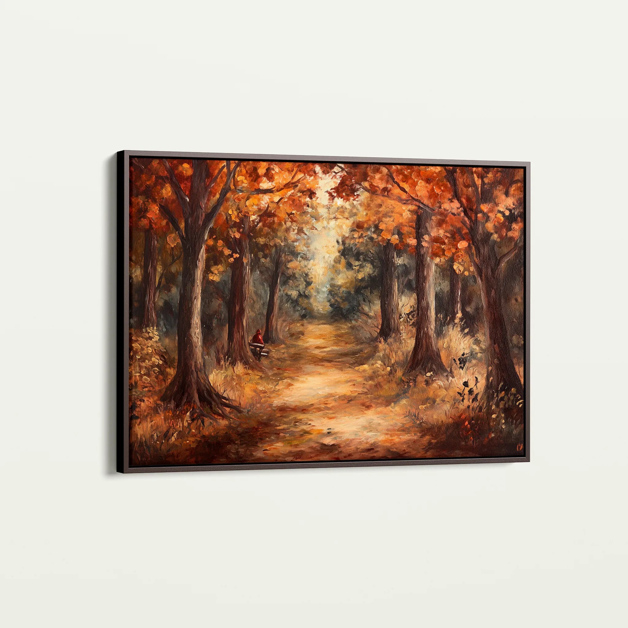 Landscape 442 Canvas Art 60 x 40 cm / Black