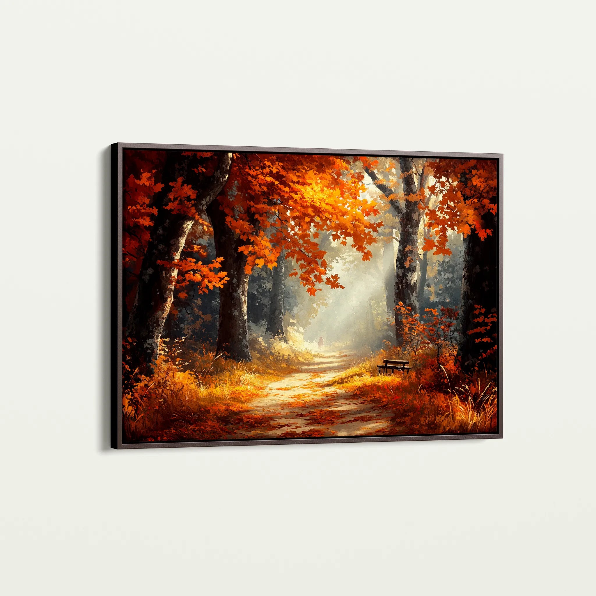 Landscape 443 Canvas Art 60 x 40 cm / Black