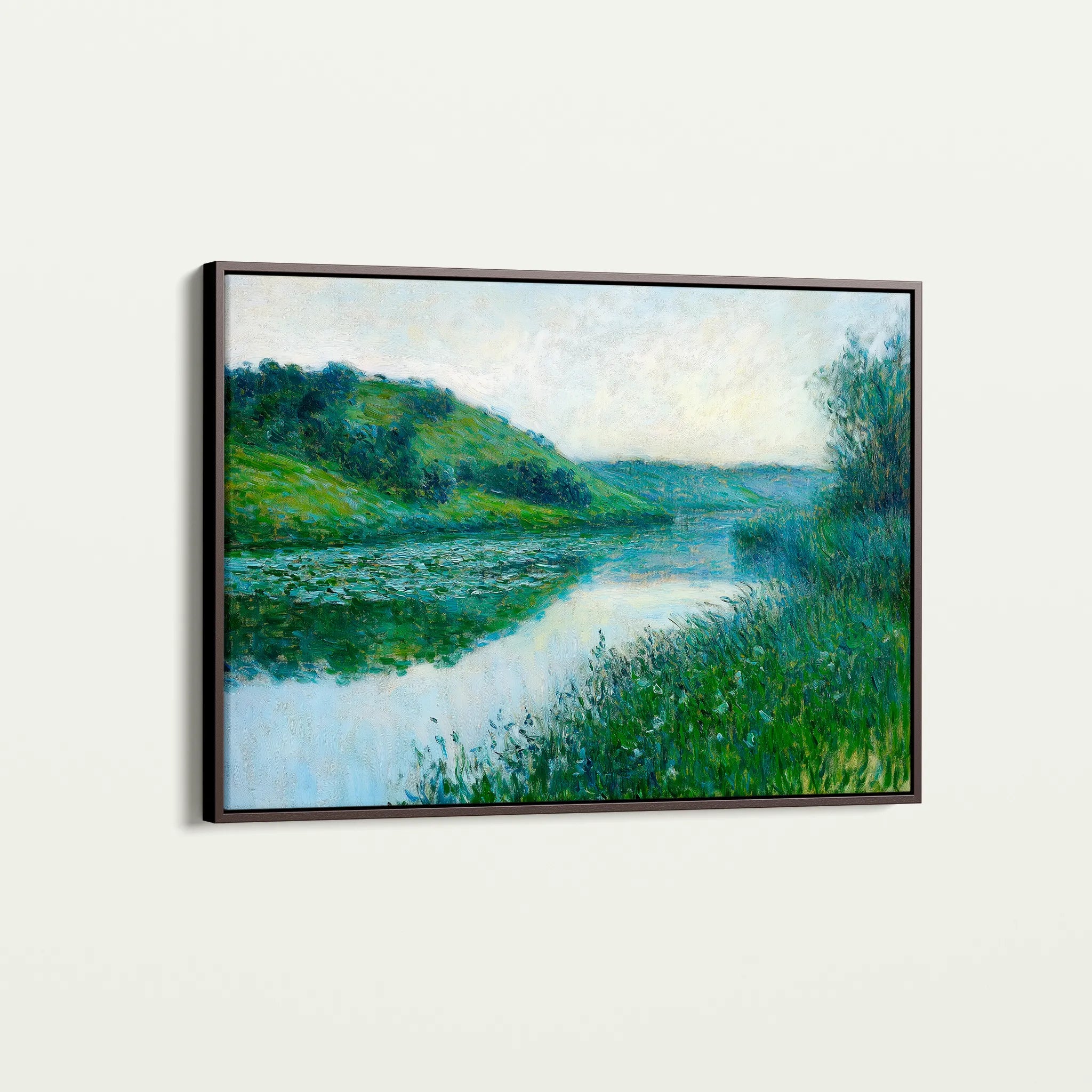 Landscape 447 Canvas Art 60 x 40 cm / Black