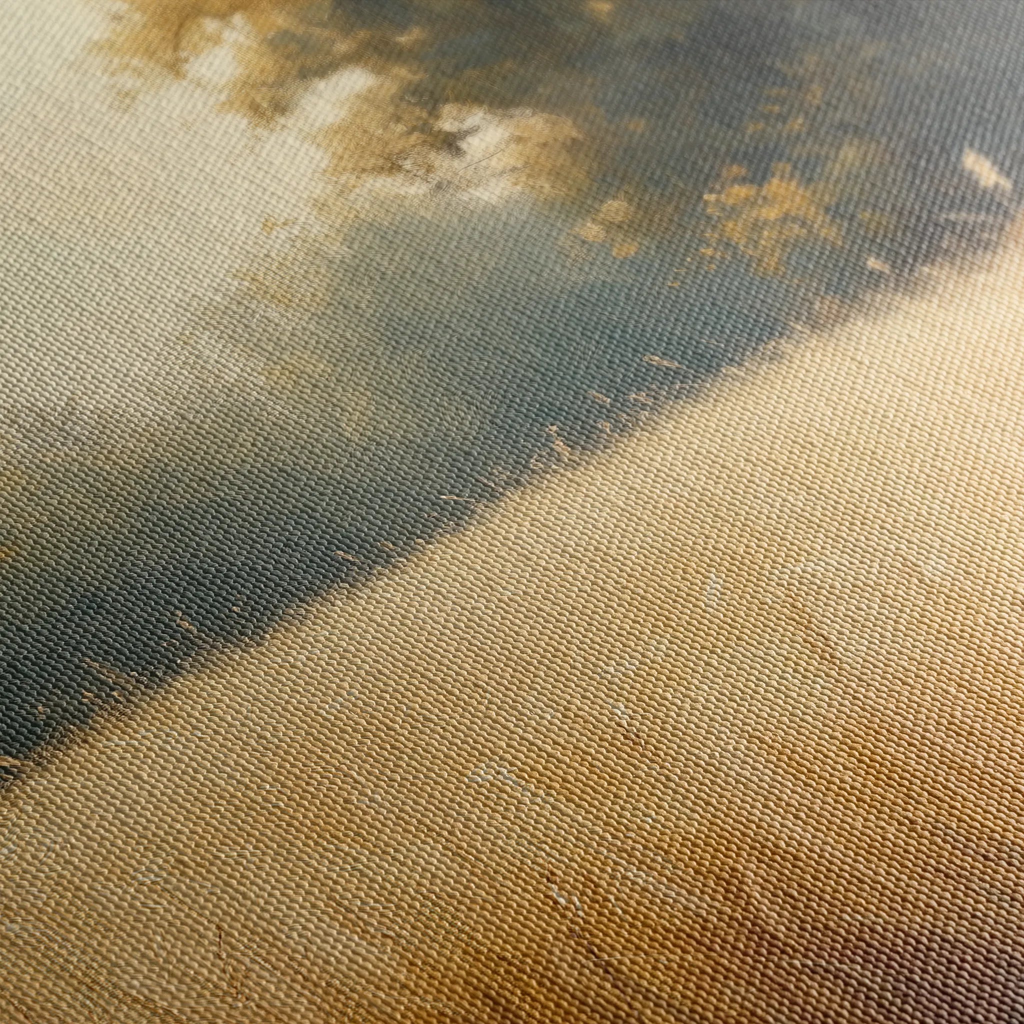 Landscape 450 Canvas Art 60 x 40 cm / Black