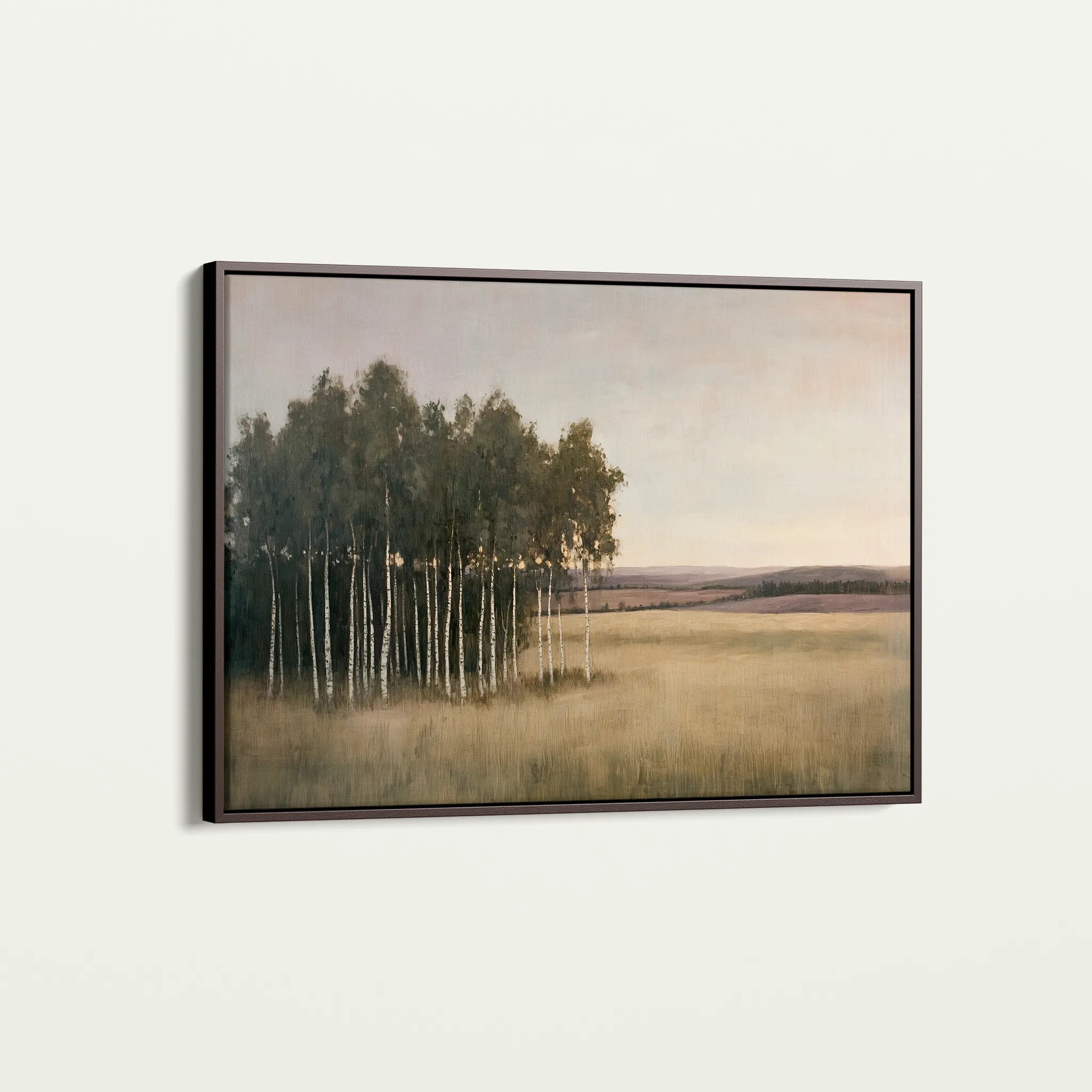 Landscape 451 Canvas Art 60 x 40 cm / Black