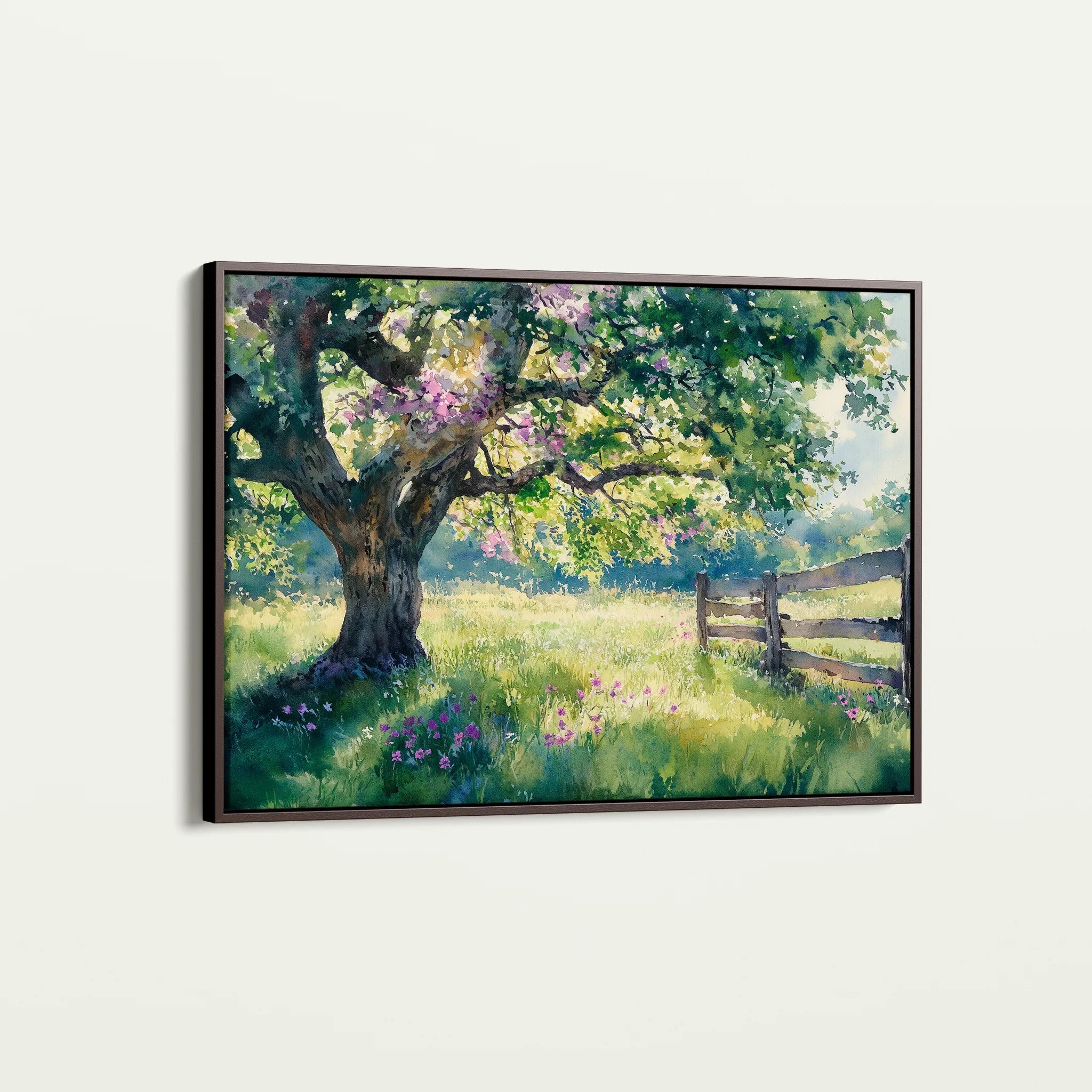Landscape 456 Canvas Art 60 x 40 cm / Black
