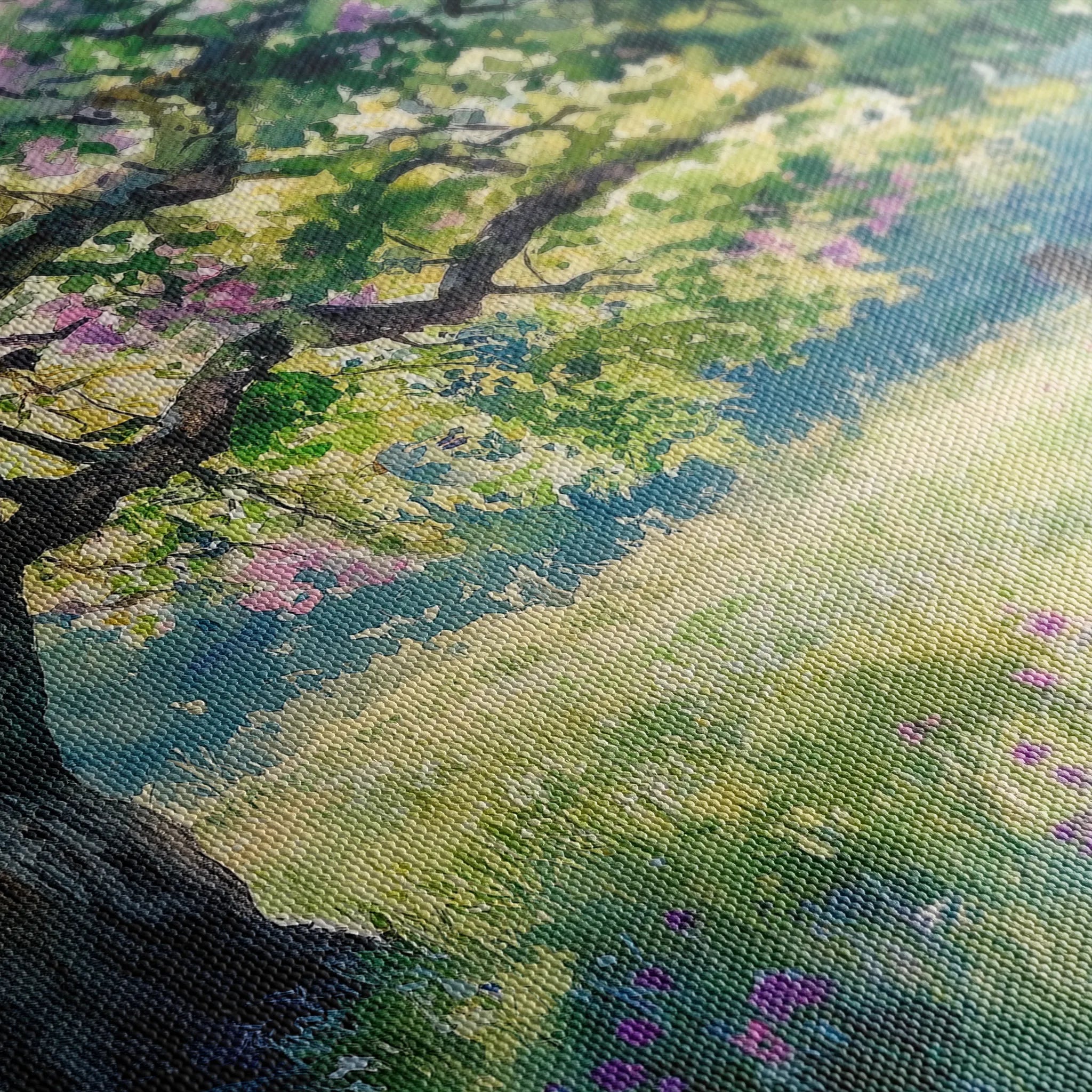 Landscape 456 Canvas Art 60 x 40 cm / Black