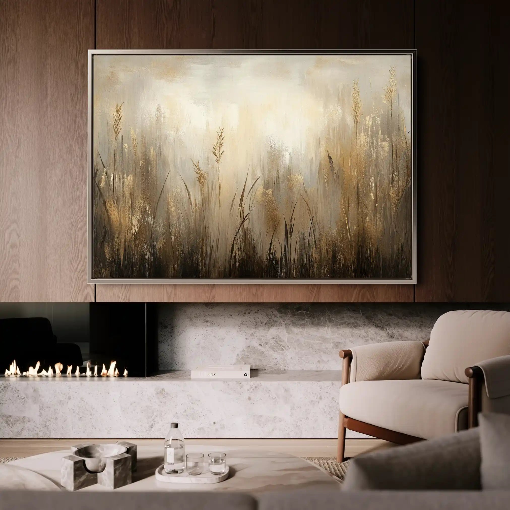 Abstract 460 Canvas Art 60 x 40 cm / Black