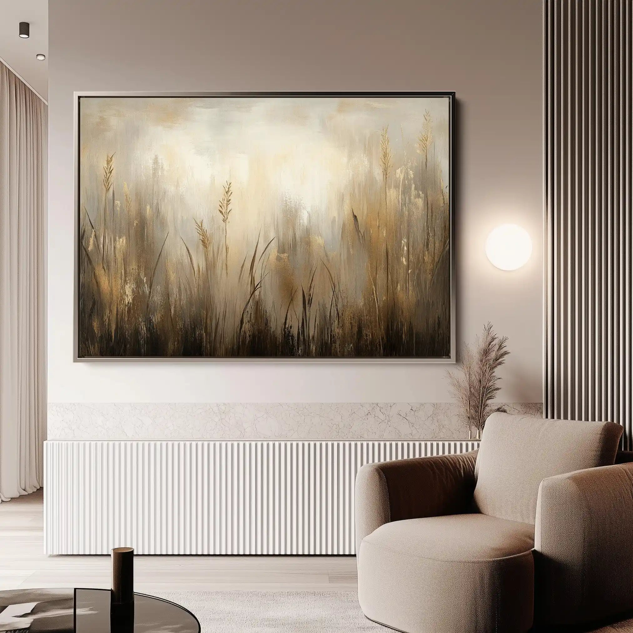 Abstract 460 Canvas Art 60 x 40 cm / Black