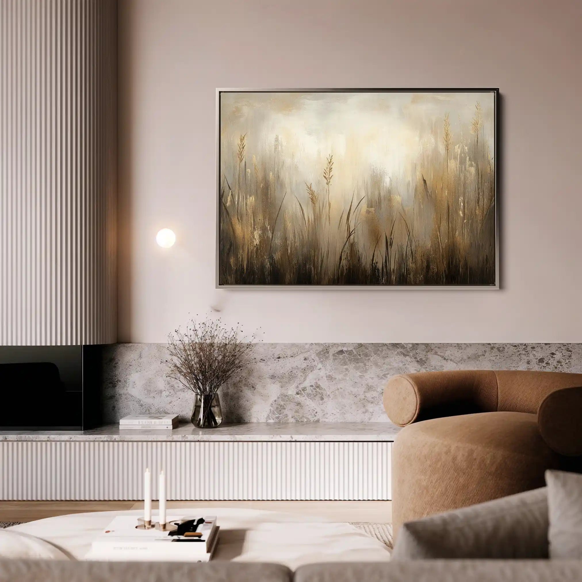 Abstract 460 Canvas Art 60 x 40 cm / Black