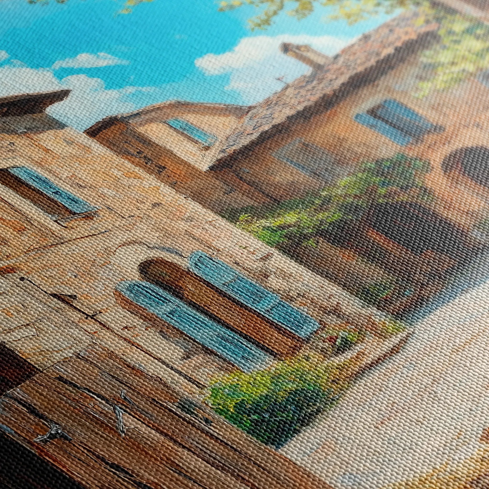 Landscape 460 Canvas Art 60 x 40 cm / Black