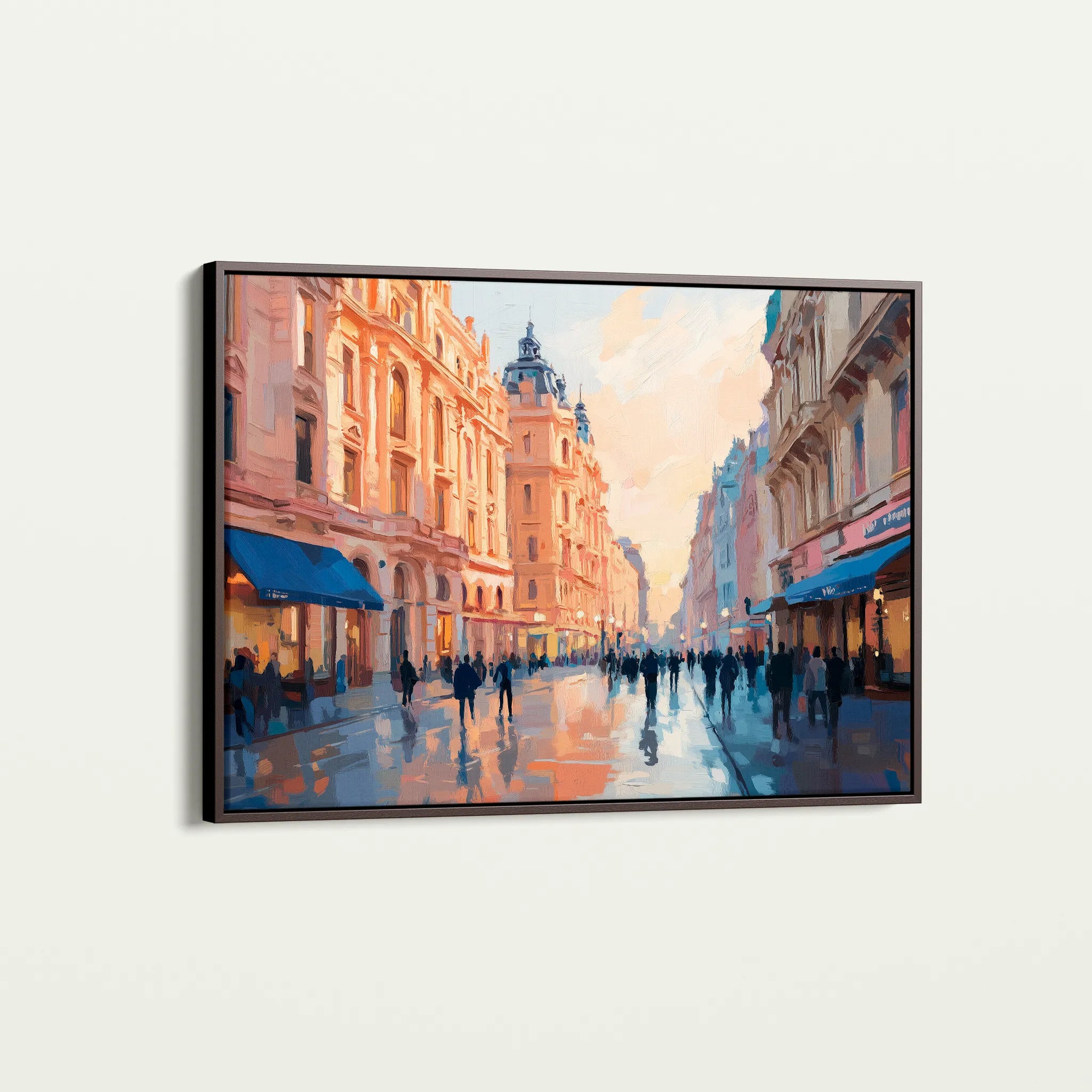 Landscape 465 Canvas Art 60 x 40 cm / Black