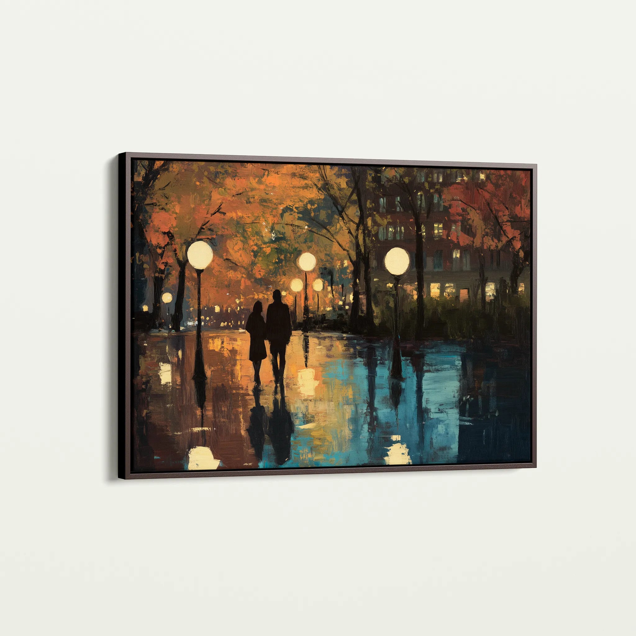 Landscape 466 Canvas Art 60 x 40 cm / Black