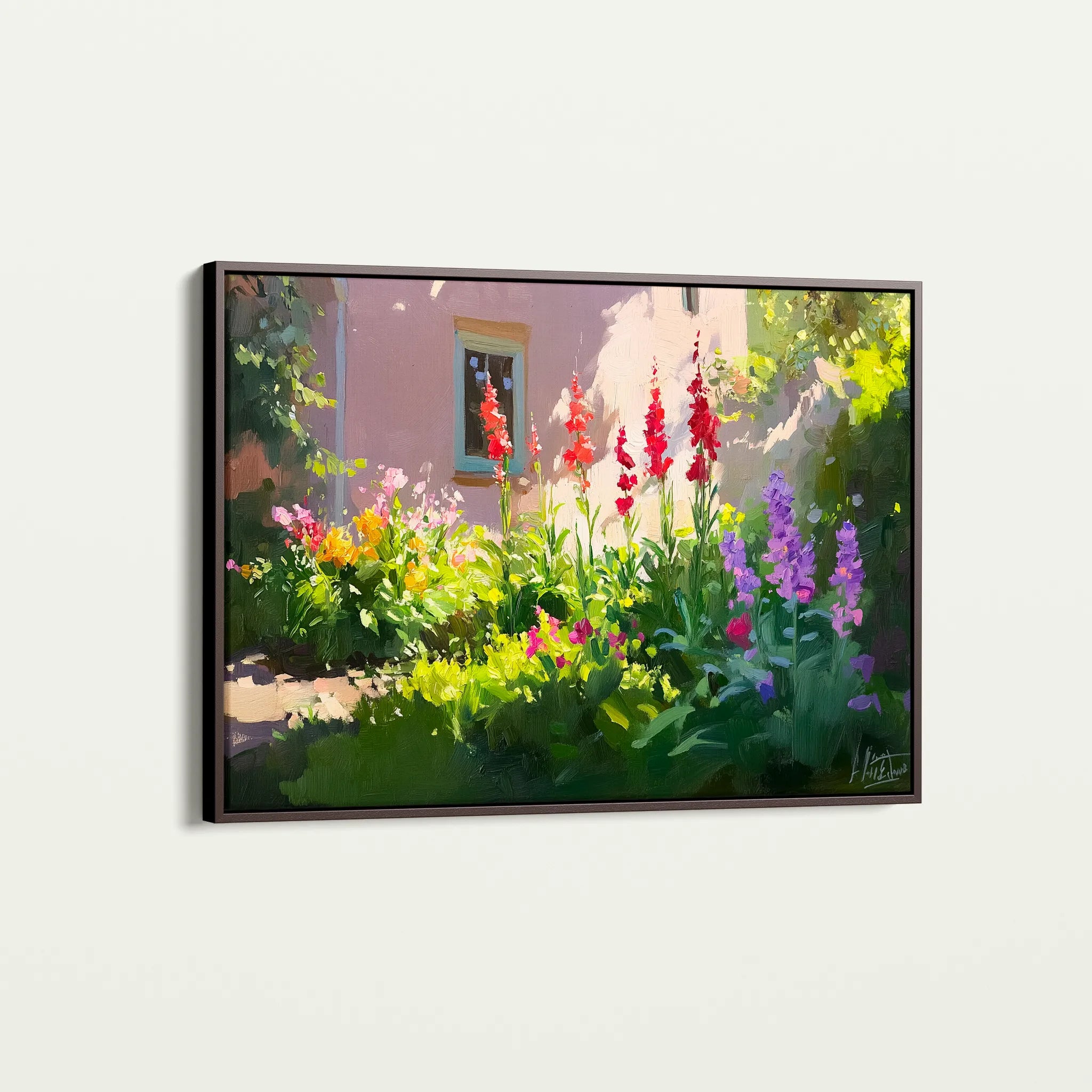 Landscape 471 Canvas Art 60 x 40 cm / Black