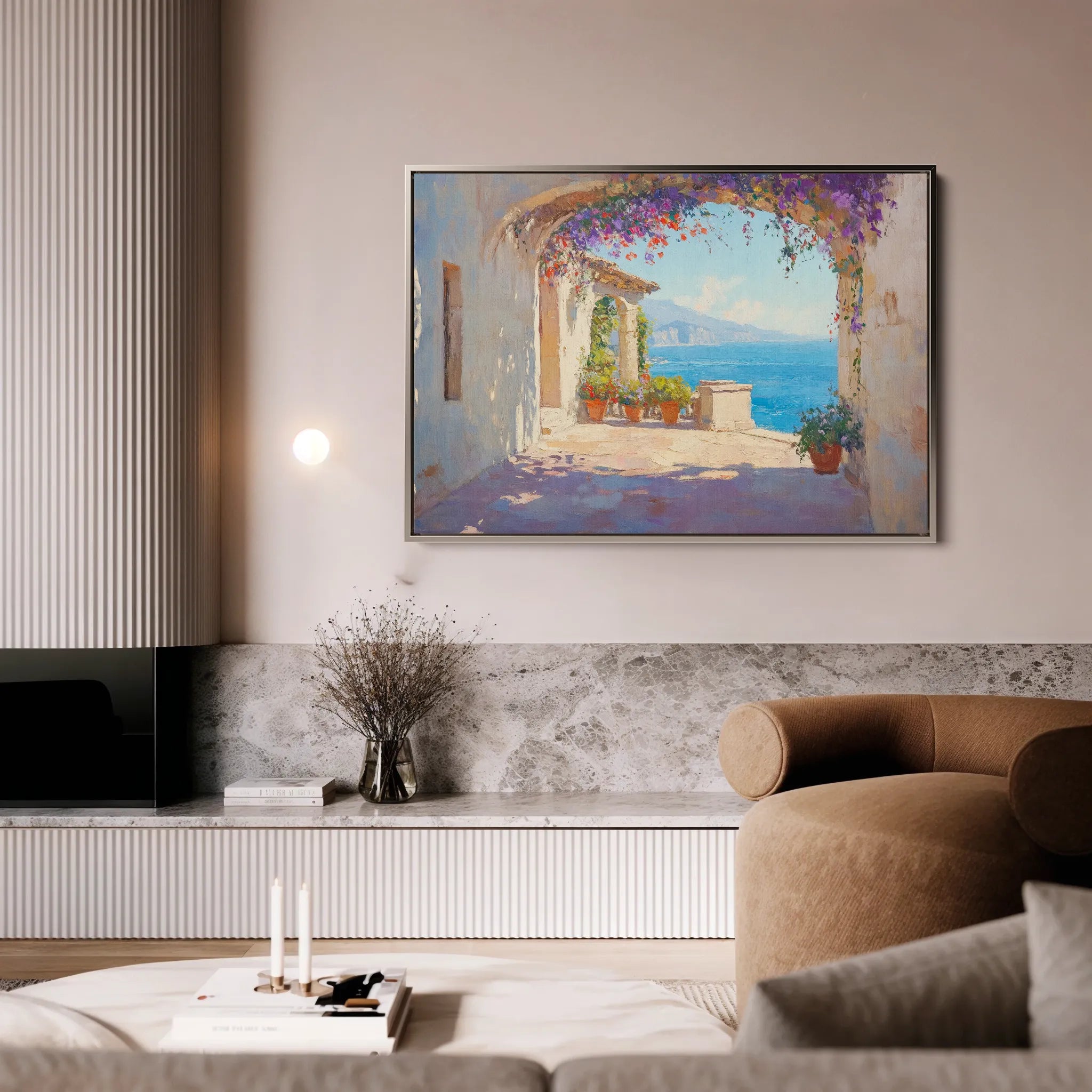 Landscape 473 Canvas Art 60 x 40 cm / Black