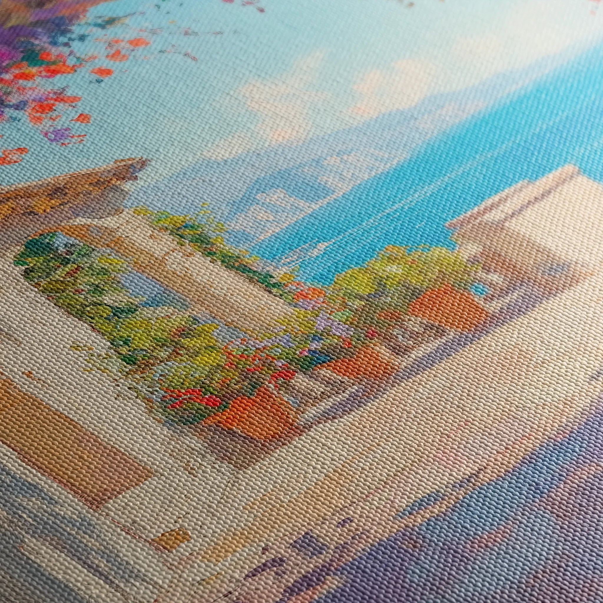 Landscape 473 Canvas Art 60 x 40 cm / Black