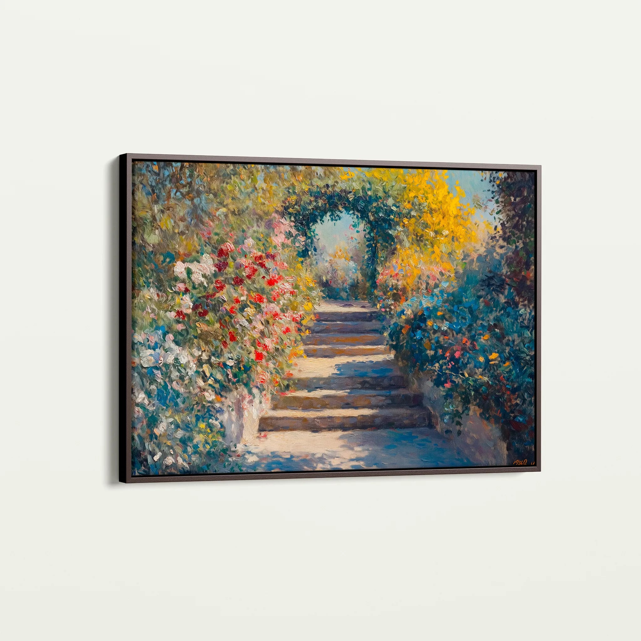 Landscape 474 Canvas Art 60 x 40 cm / Black
