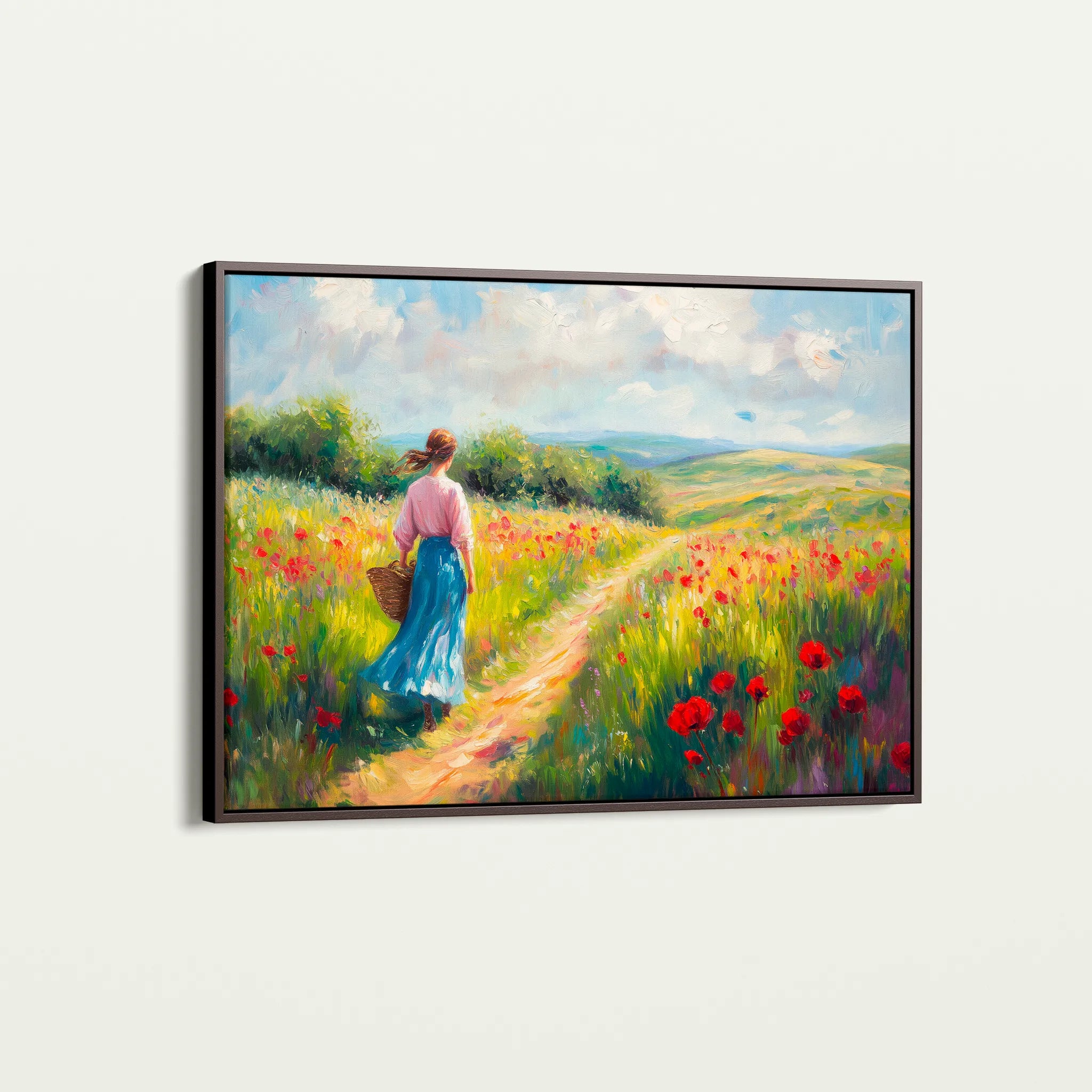 Landscape 475 Canvas Art 60 x 40 cm / Black