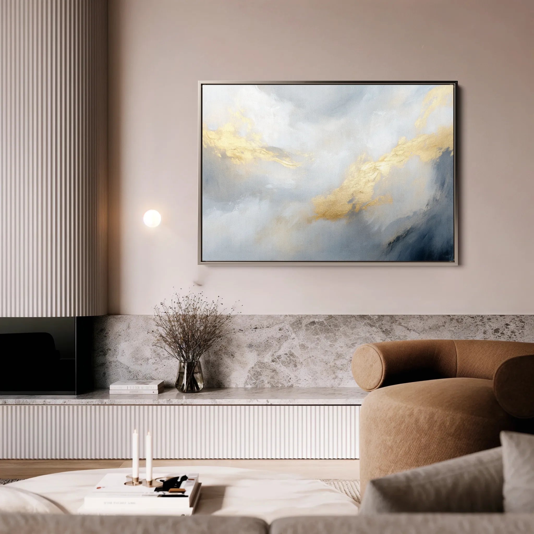 Abstract 479 Canvas Art 60 x 40 cm / Black