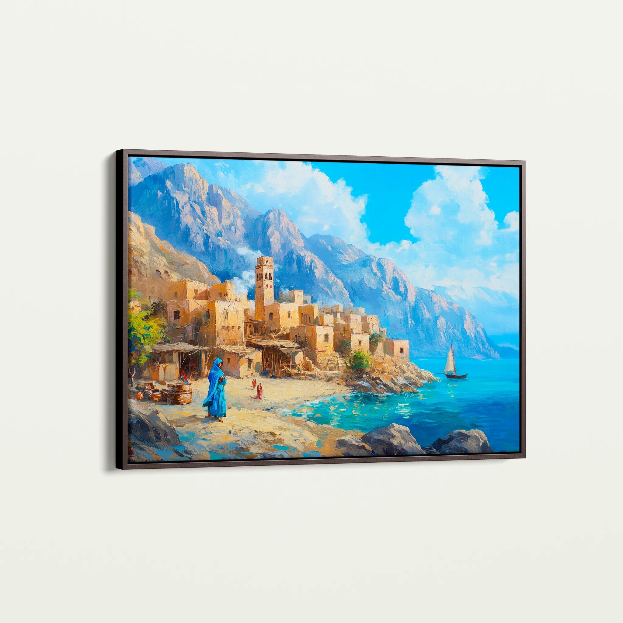 Landscape 479 Canvas Art 60 x 40 cm / Black