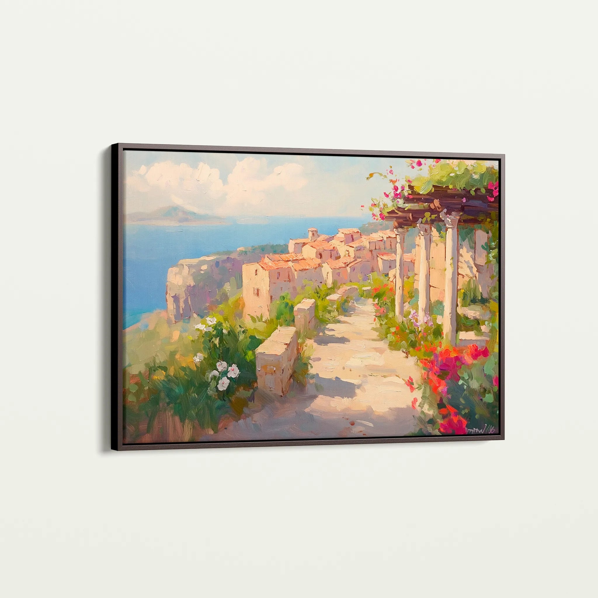 Landscape 482 Canvas Art 60 x 40 cm / Black