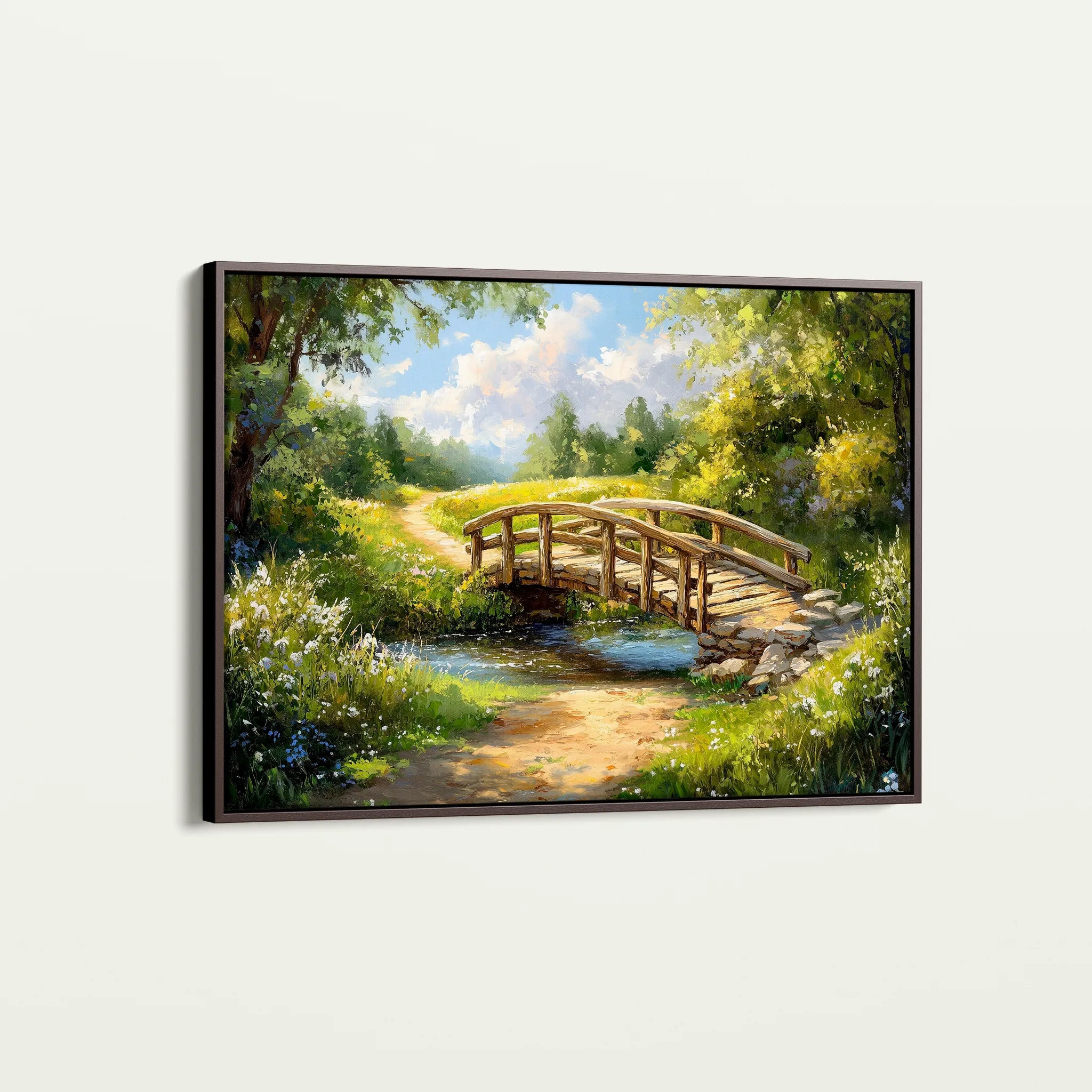 Landscape 489 Canvas Art 60 x 40 cm / Black