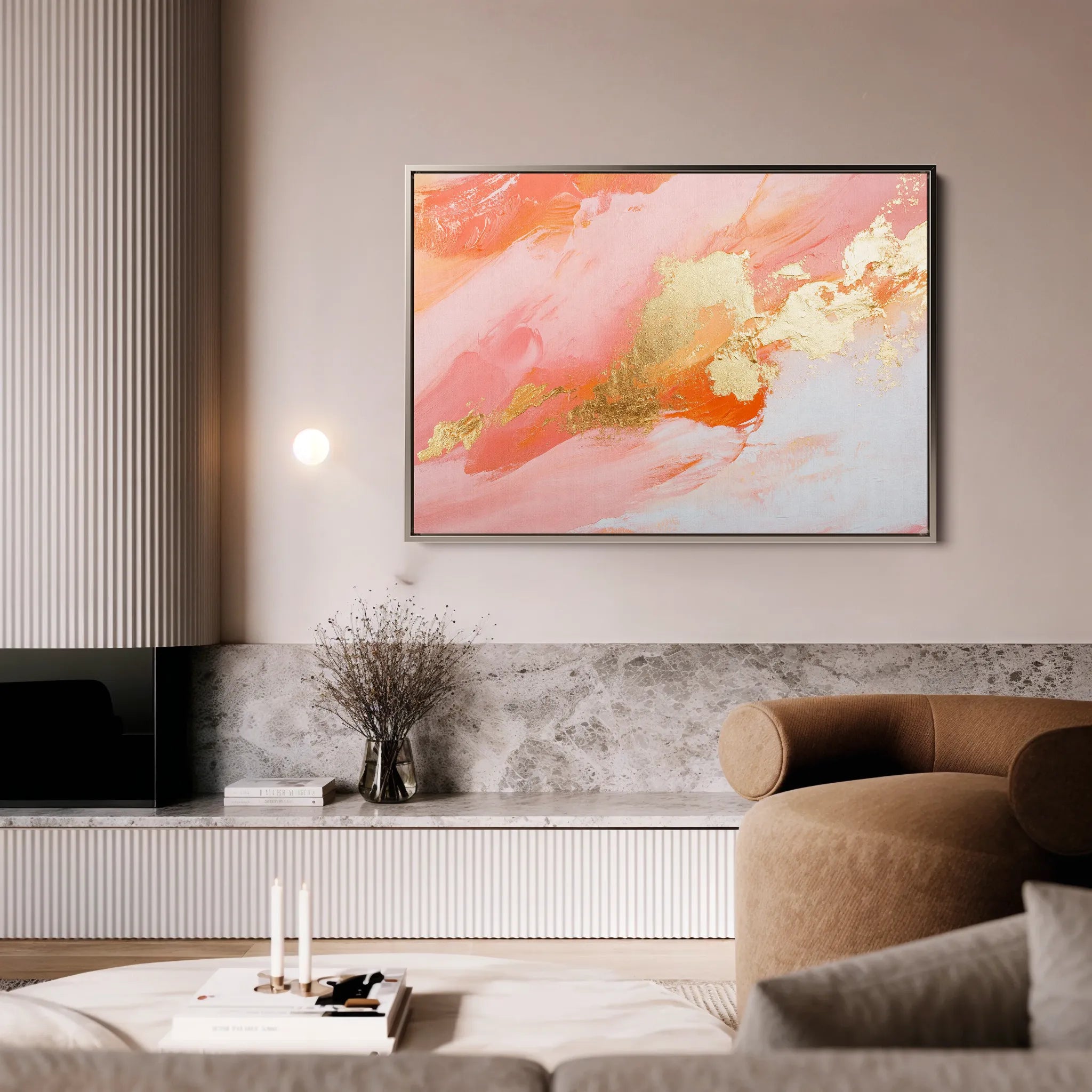 Abstract 491 Canvas Art 60 x 40 cm / Black