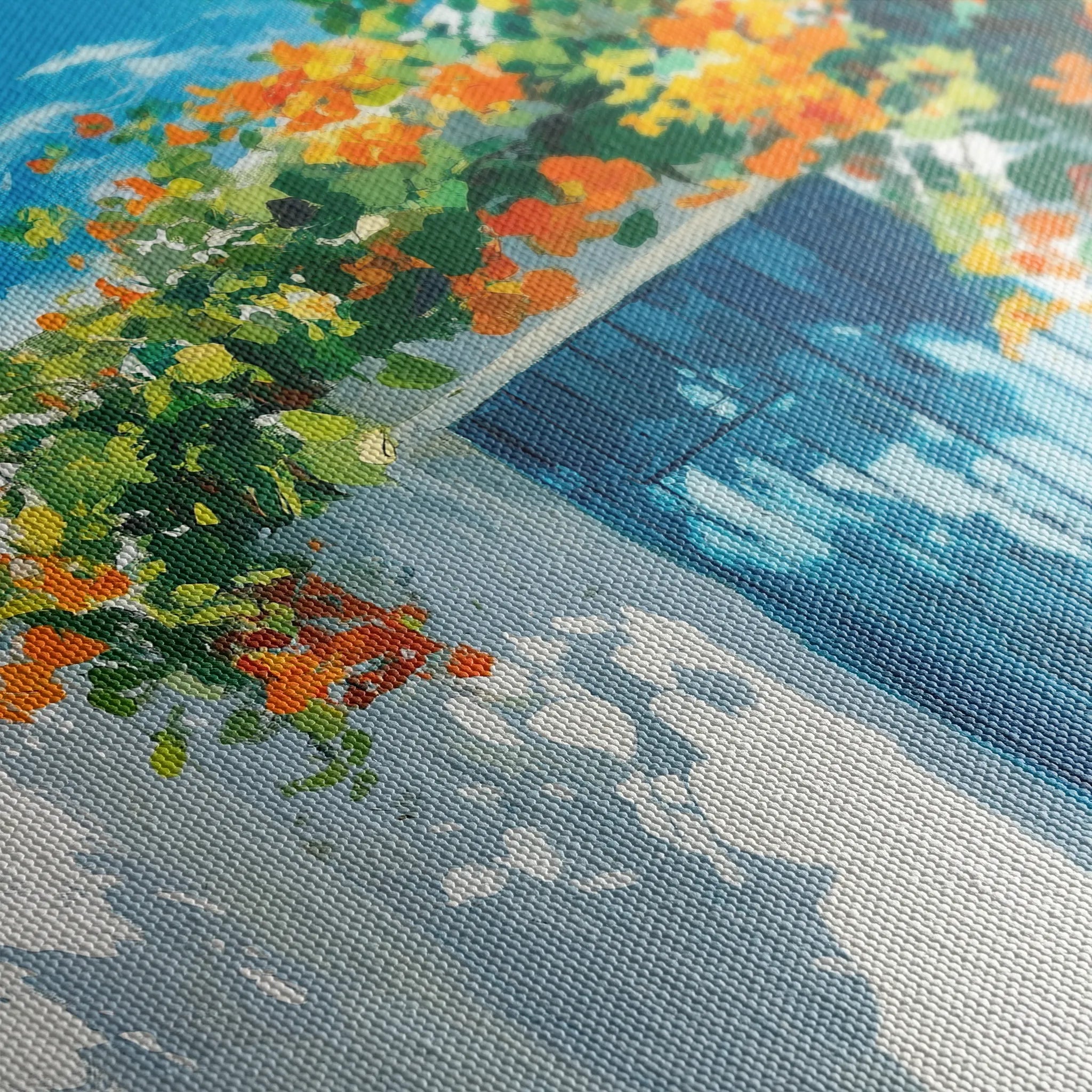 Landscape 493 Canvas Art 60 x 40 cm / Black