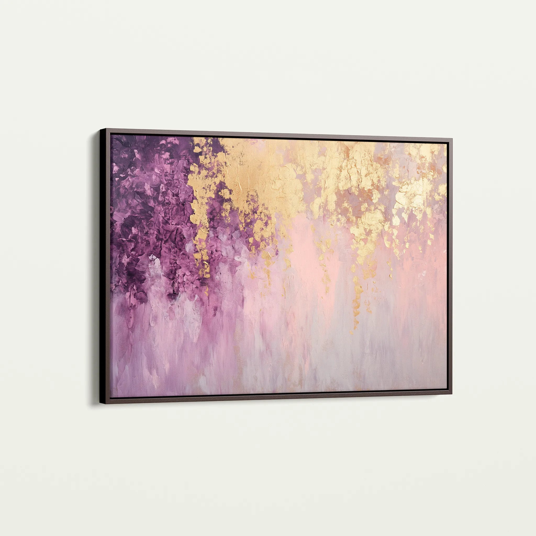 Abstract 495 Canvas Art 60 x 40 cm / Black