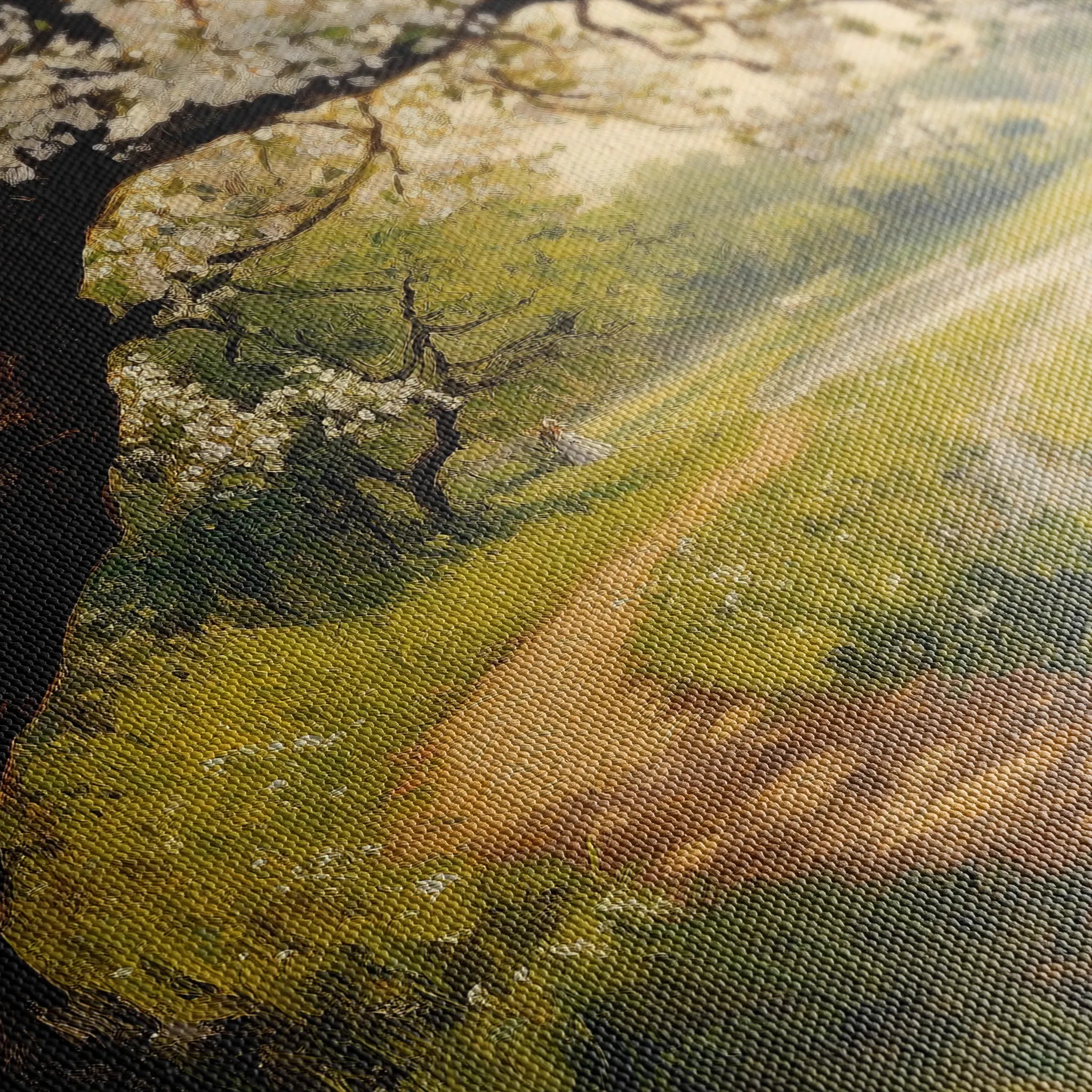 Landscape 496 Canvas Art 60 x 40 cm / Black