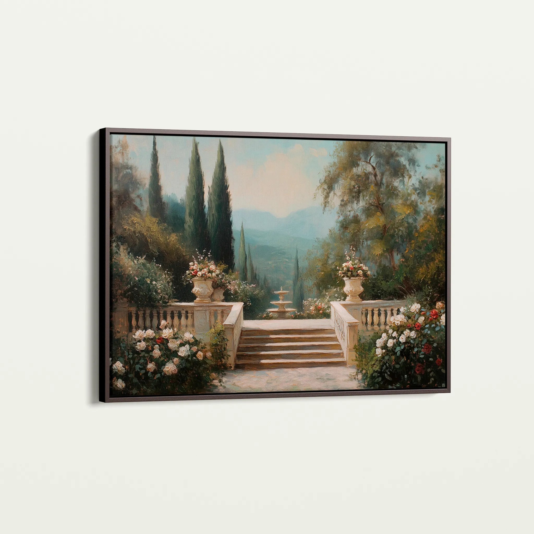 Landscape 501 Canvas Art 60 x 40 cm / Black