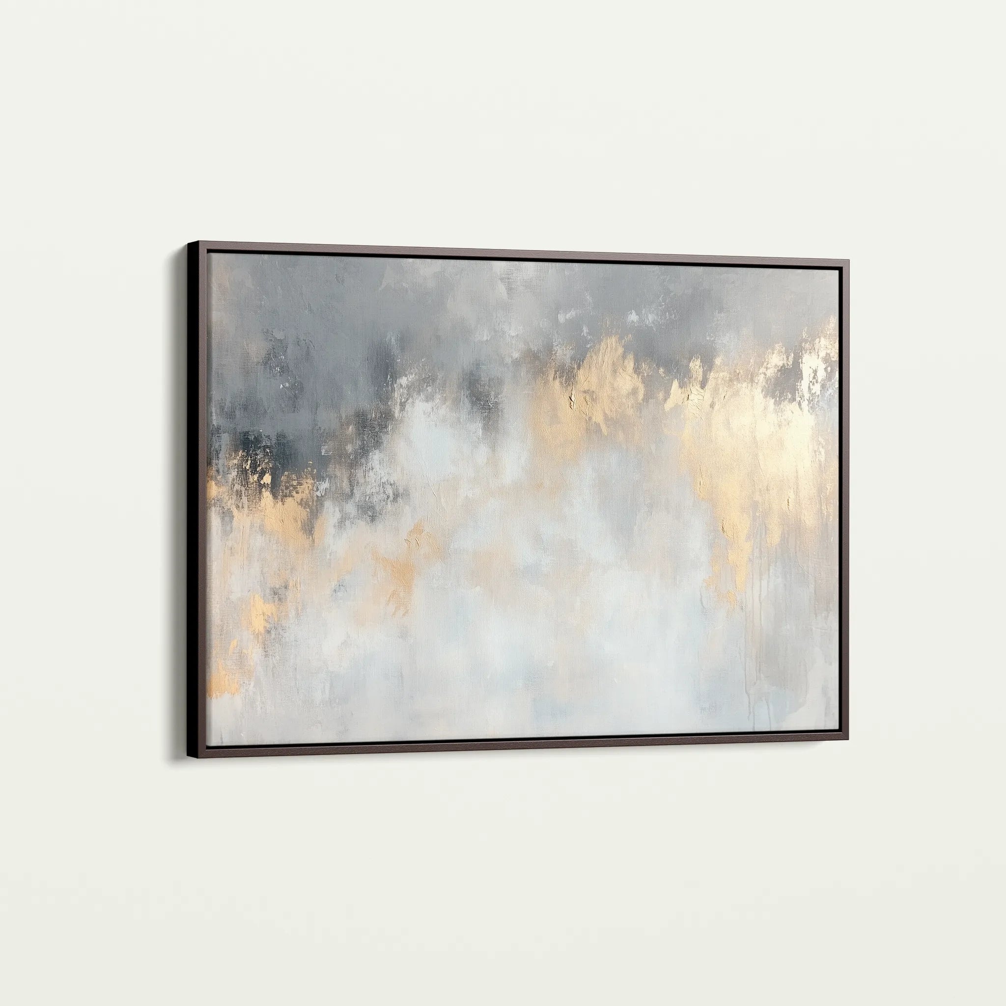 Abstract 503 Canvas Art 60 x 40 cm / Black