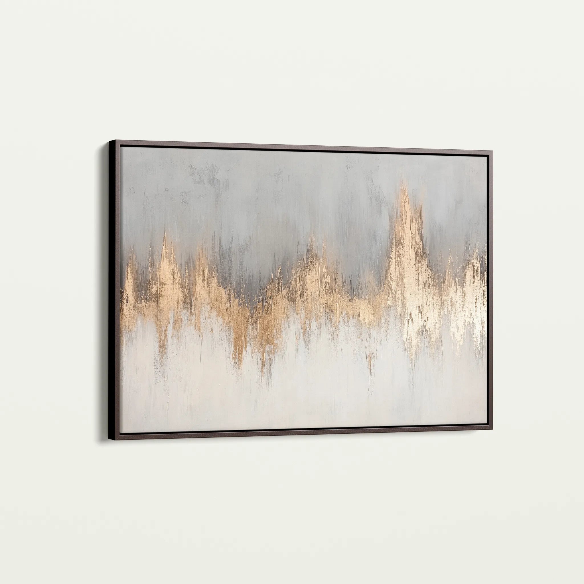 Abstract 504 Canvas Art 60 x 40 cm / Black