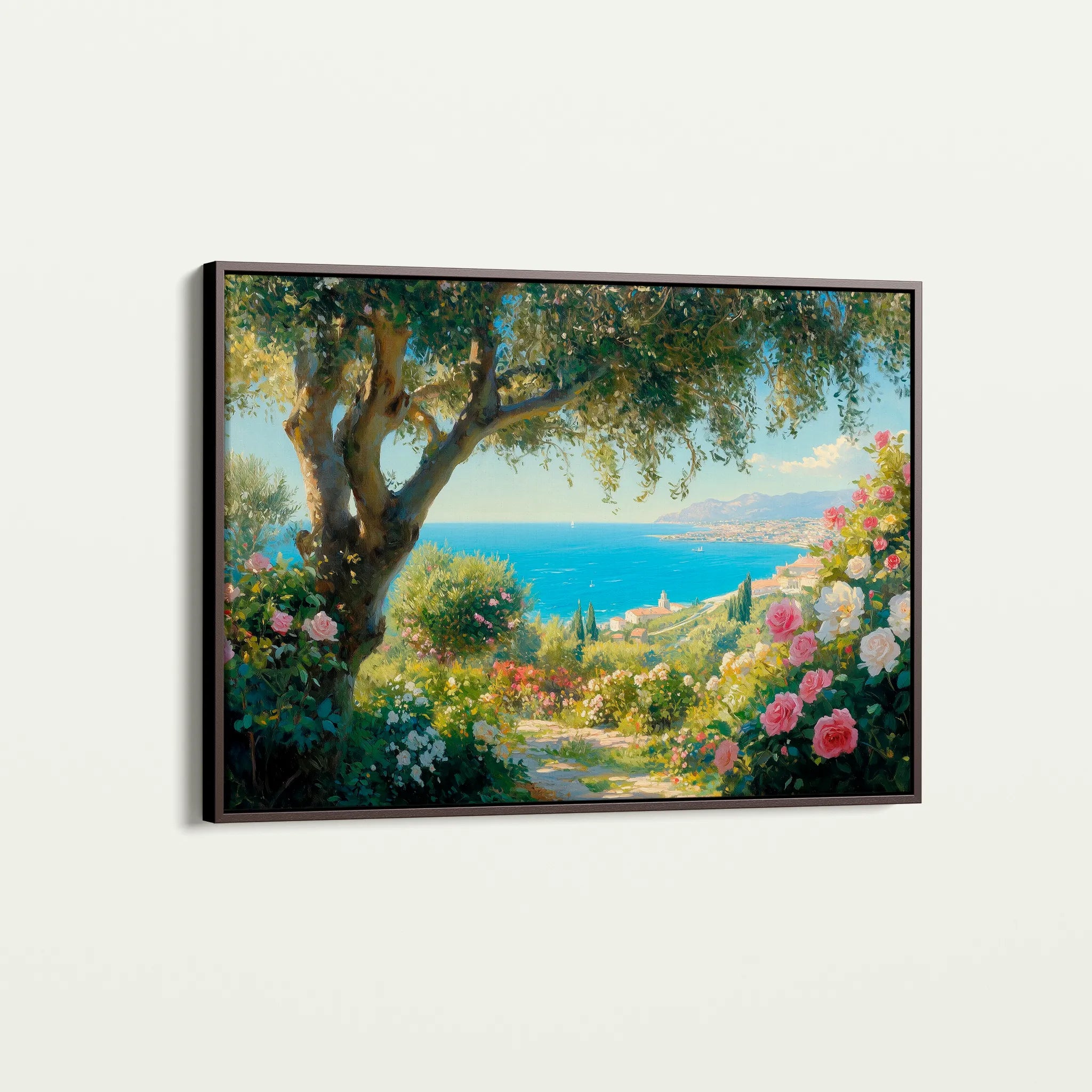 Landscape 504 Canvas Art 60 x 40 cm / Black