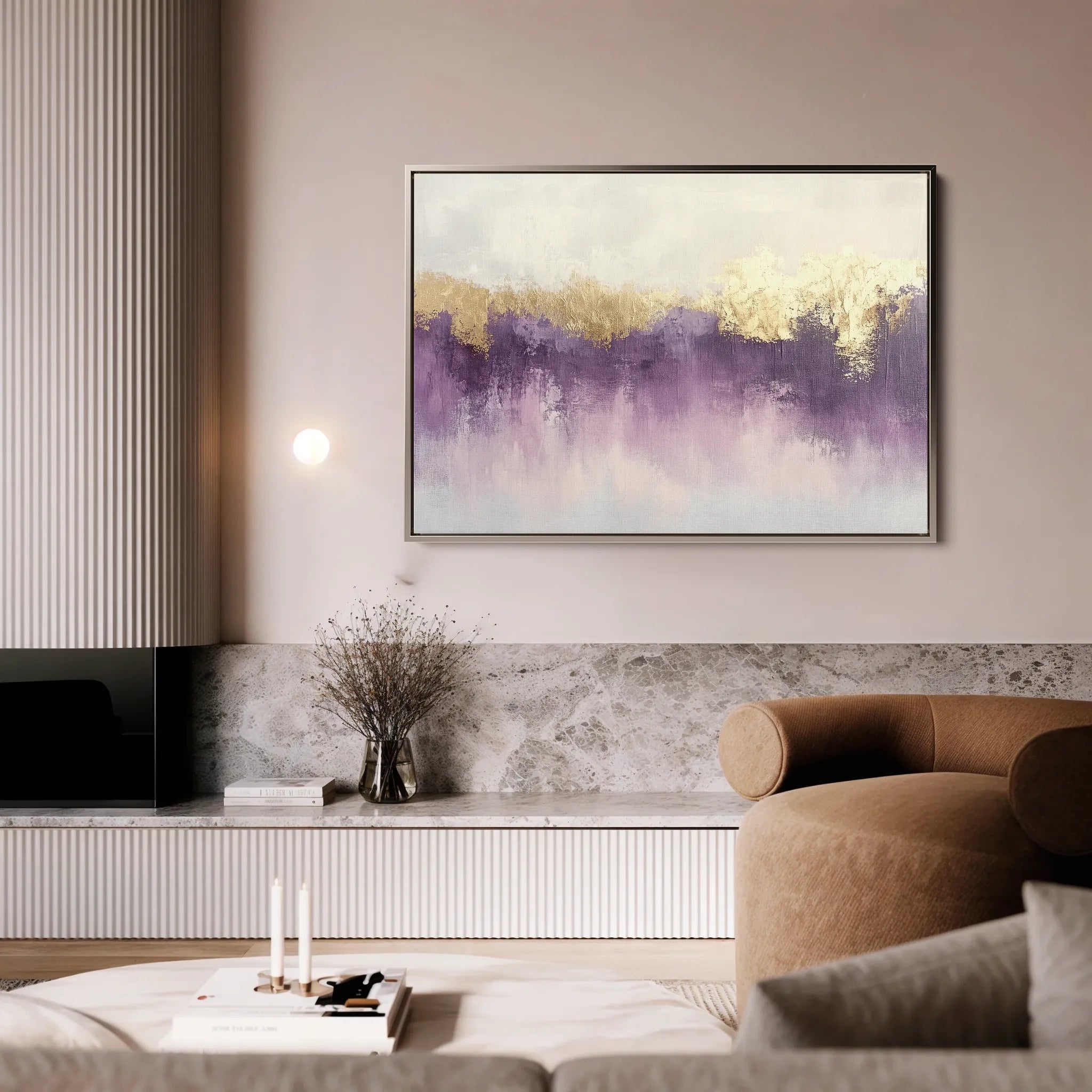 Abstract 505 Canvas Art 60 x 40 cm / Black
