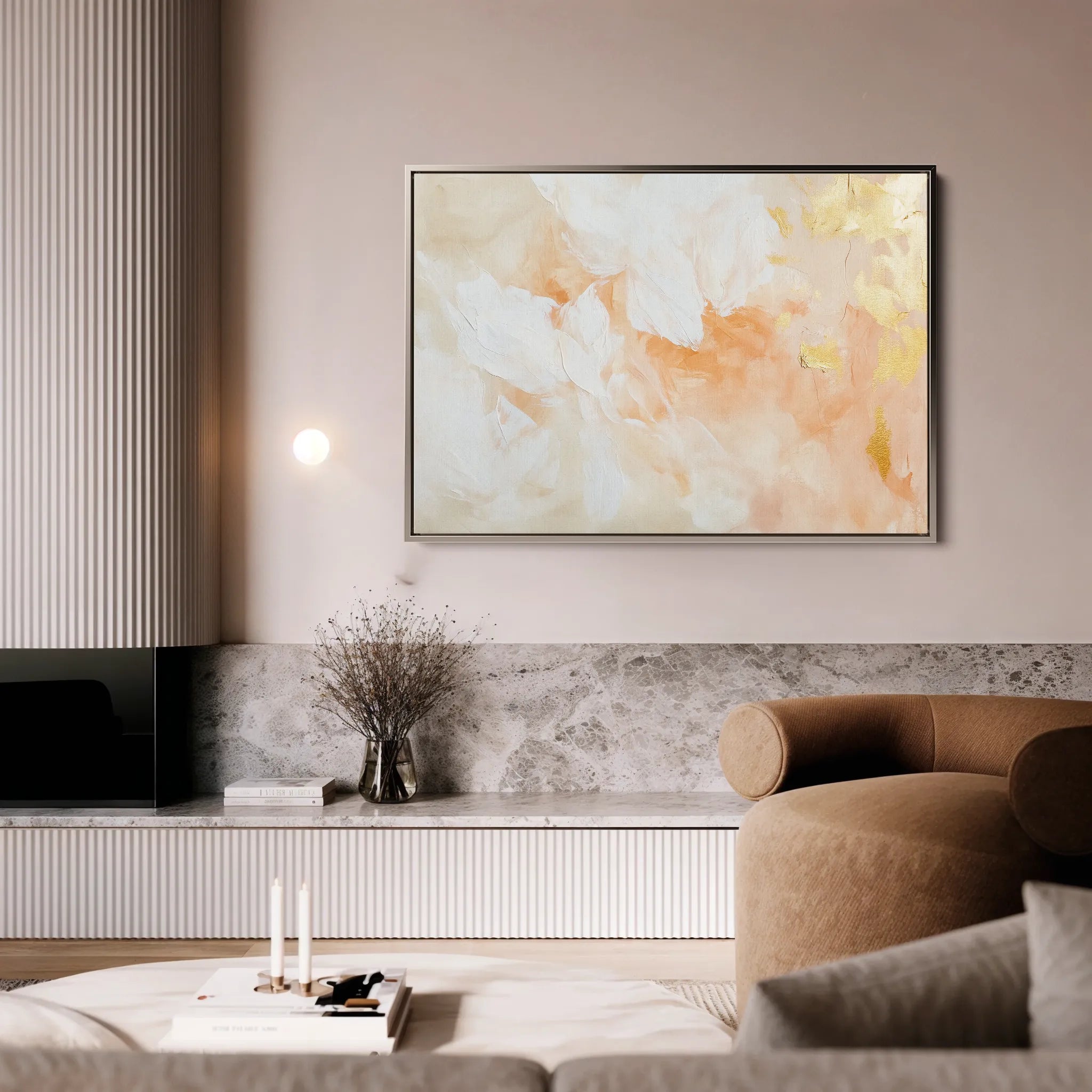 Abstract 509 Canvas Art 60 x 40 cm / Black