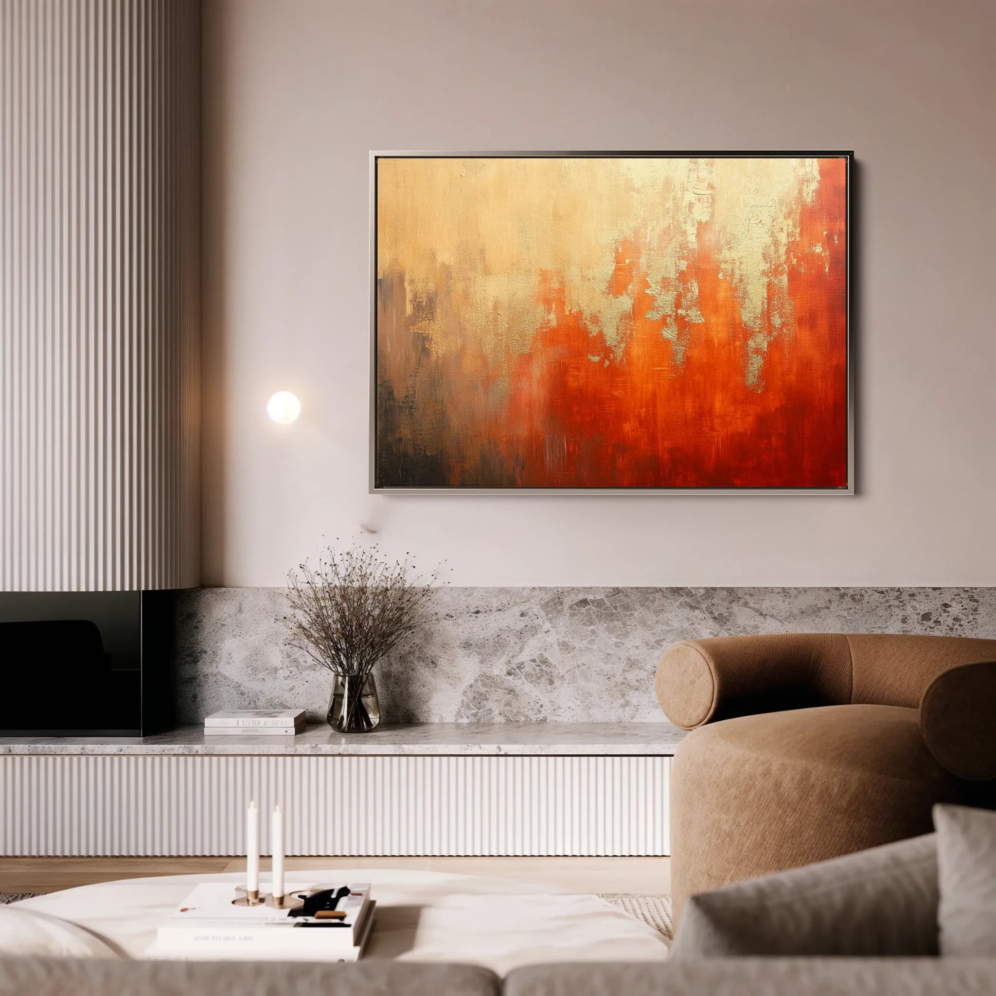 Abstract 512 Canvas Art 60 x 40 cm / Black