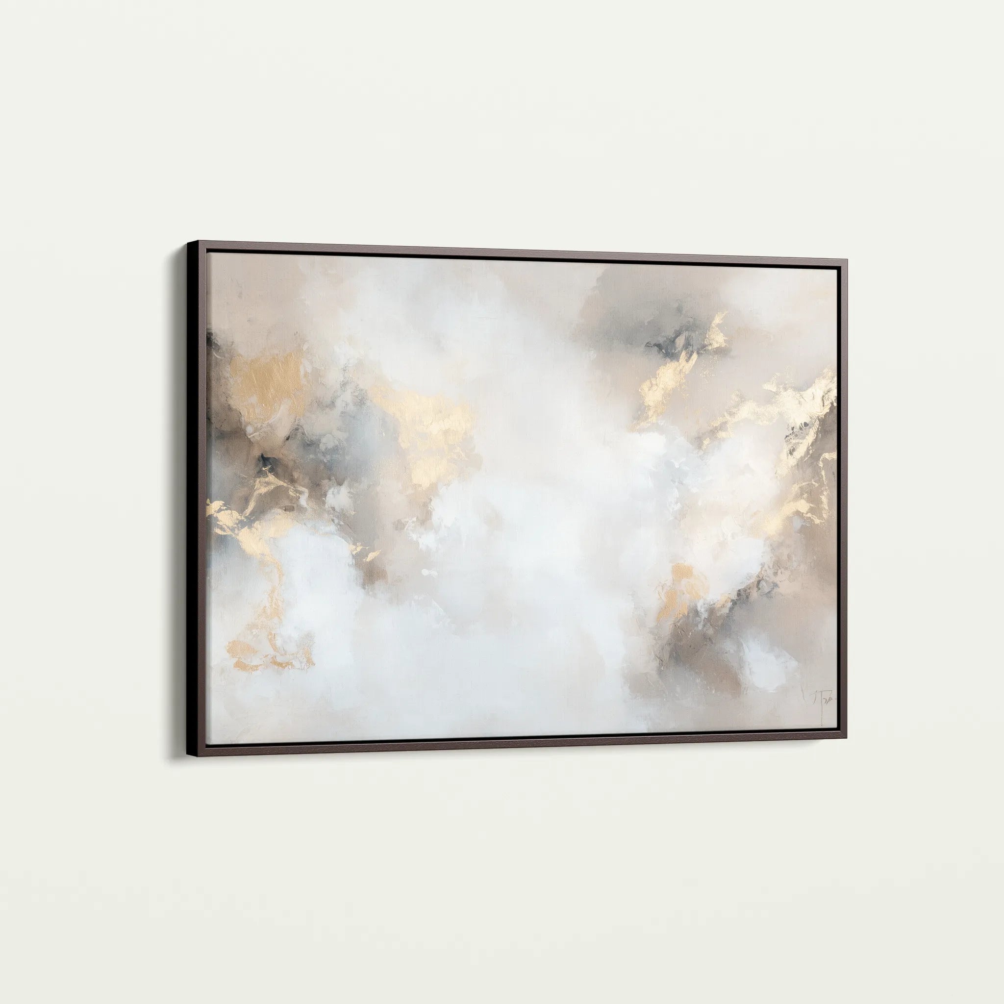 Abstract 519 Canvas Art 60 x 40 cm / Black