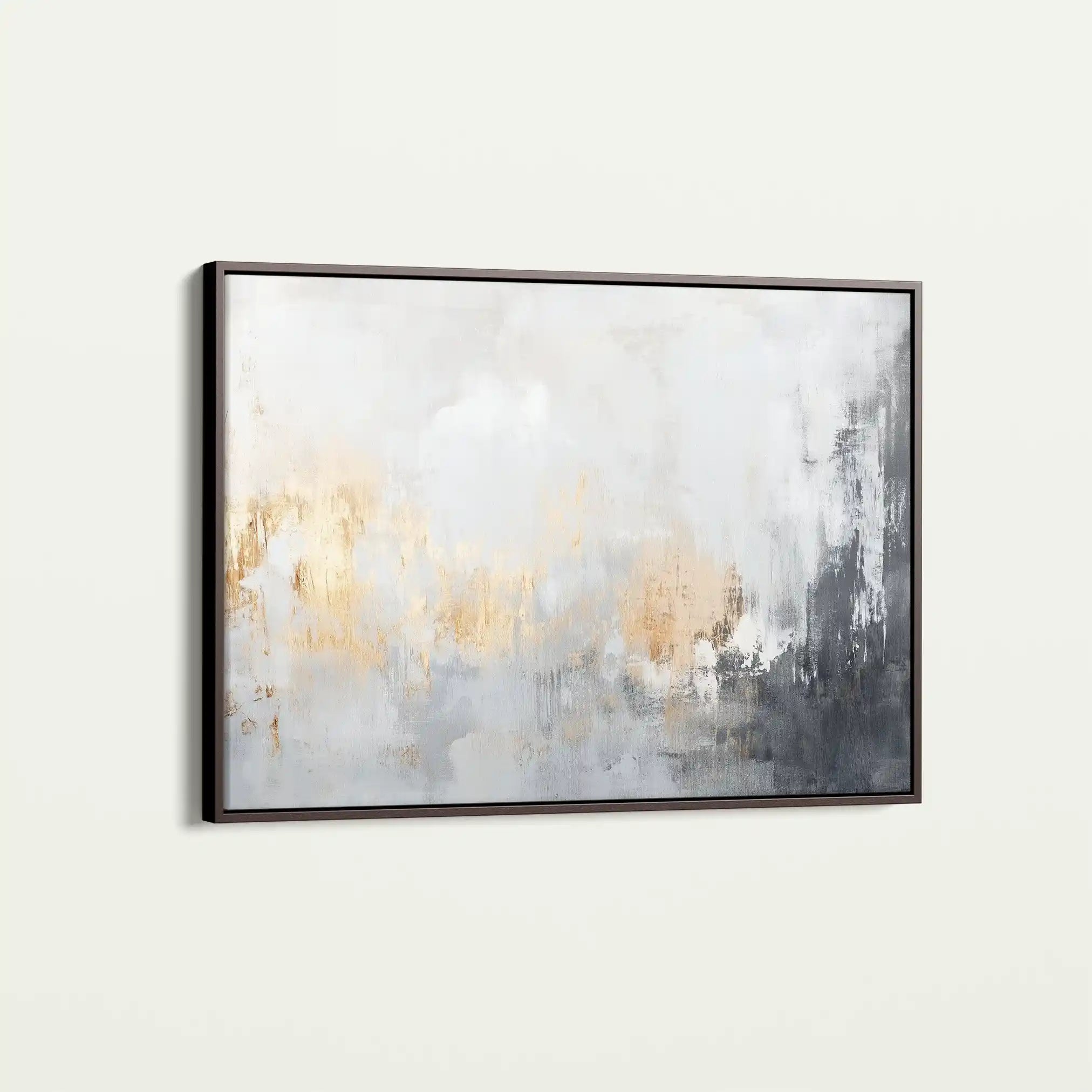 Abstract 524 Canvas Art 60 x 40 cm / Black