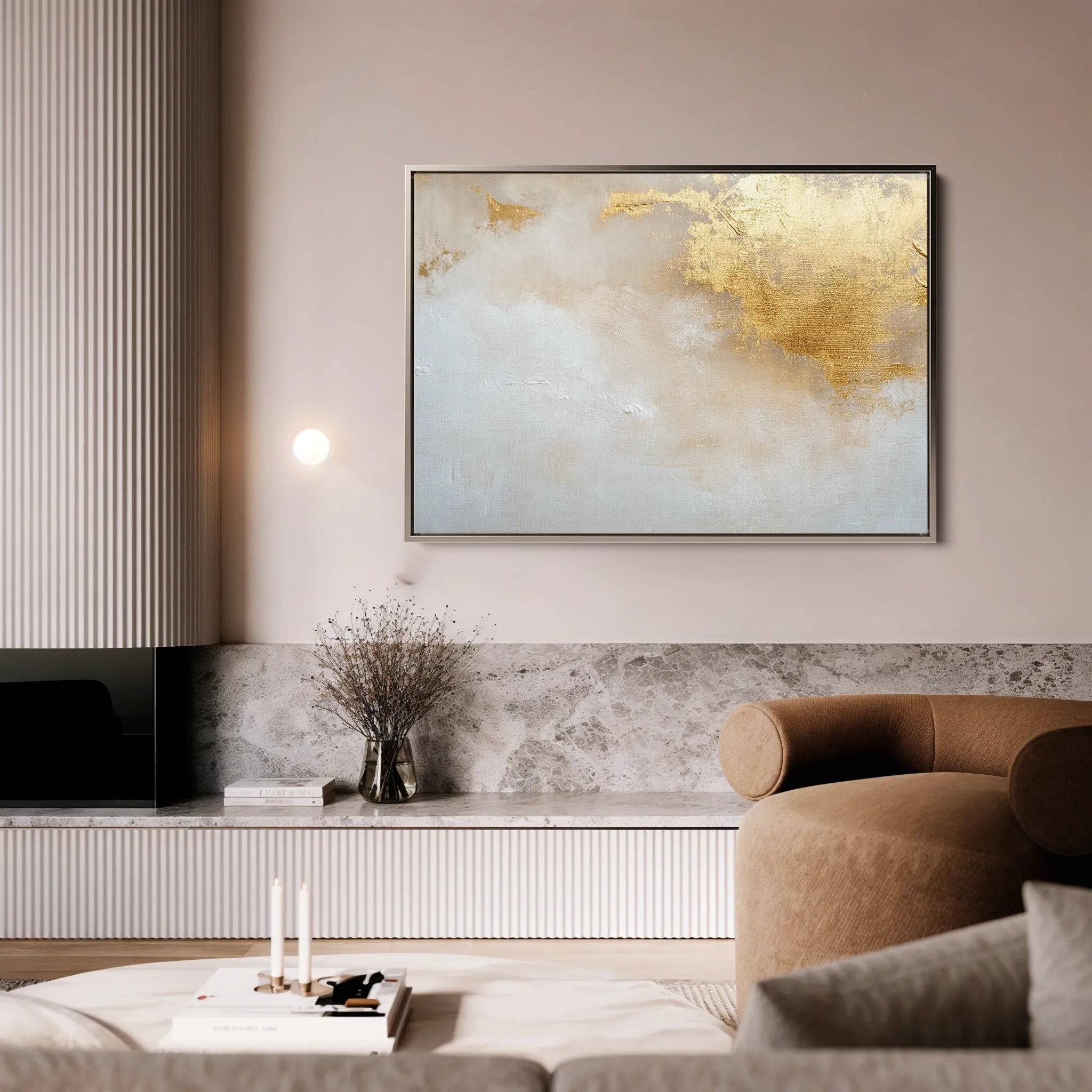 Abstract 531 Canvas Art 60 x 40 cm / Black