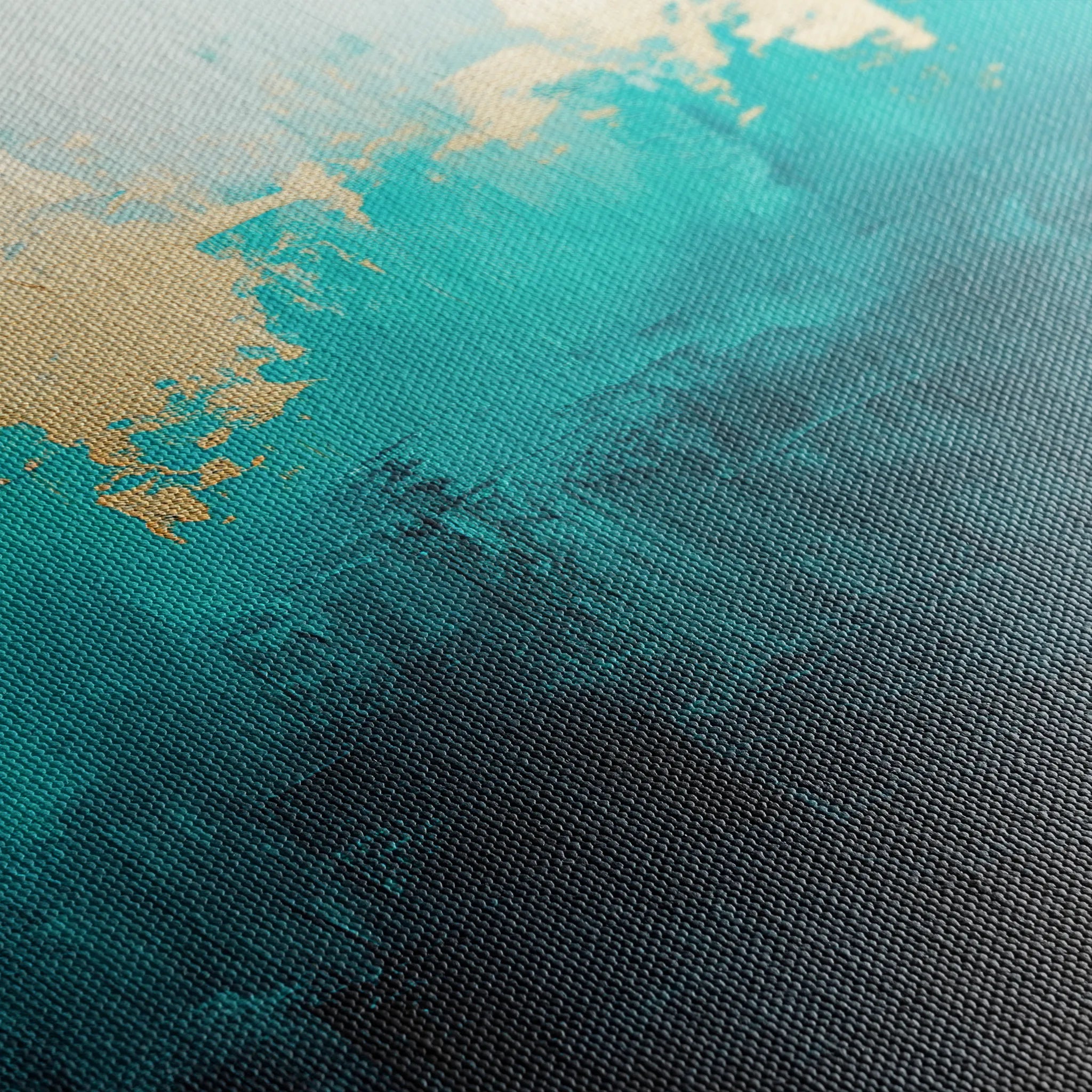 Abstract 535 Canvas Art 60 x 40 cm / Black