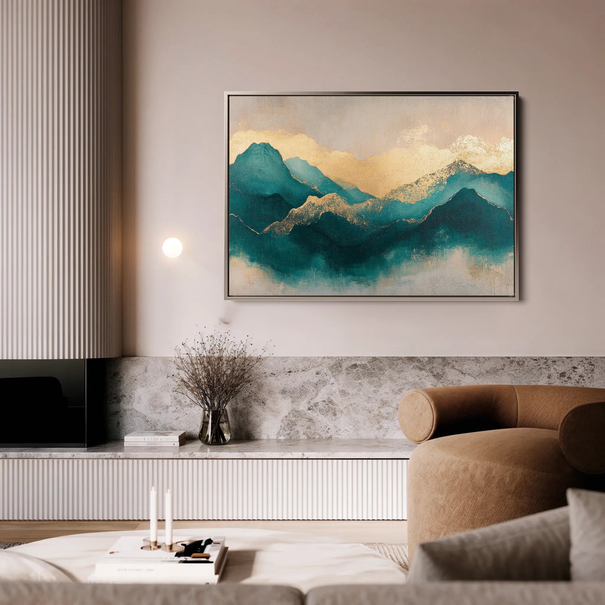 Abstract 539 Canvas Art 60 x 40 cm / Black