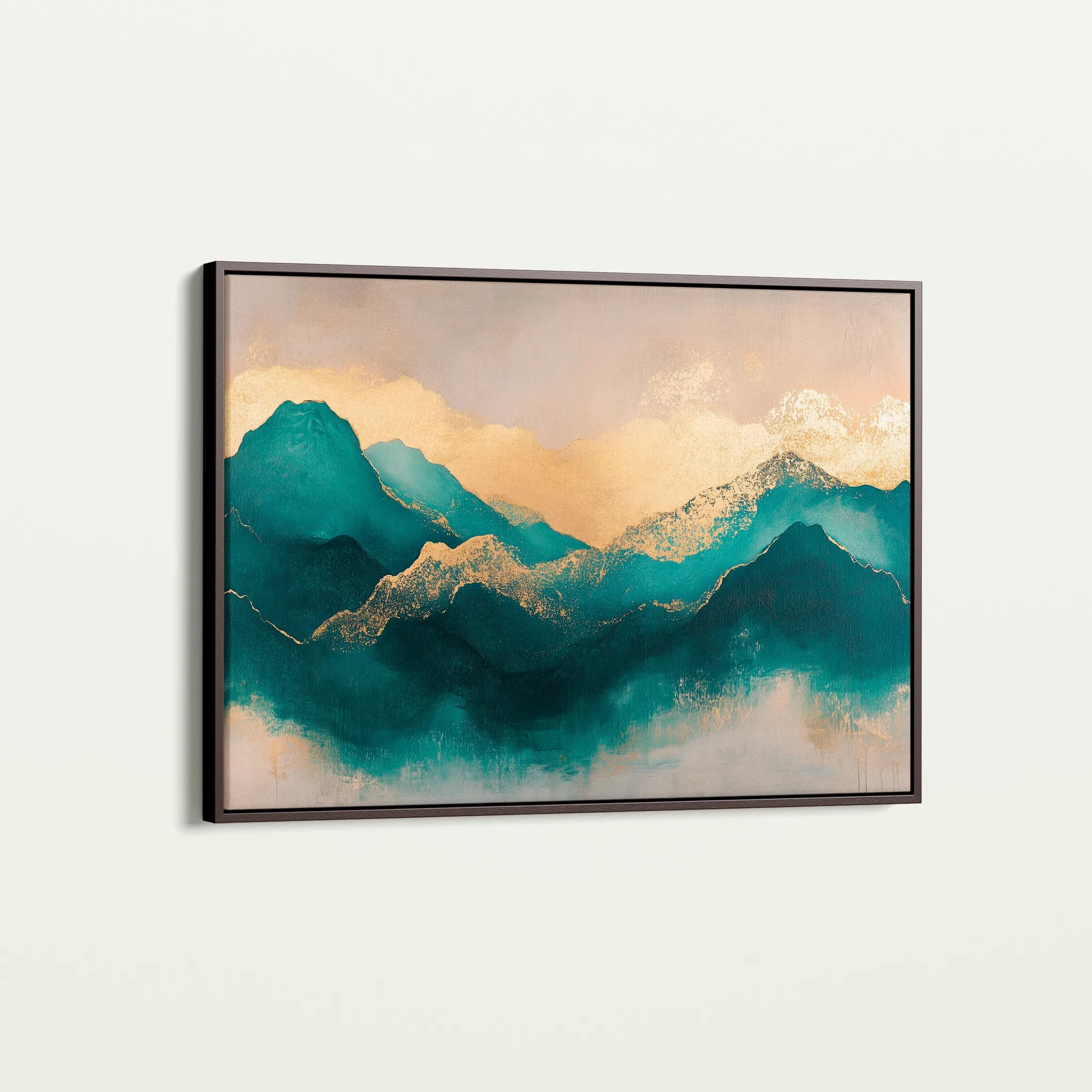 Abstract 539 Canvas Art 60 x 40 cm / Black