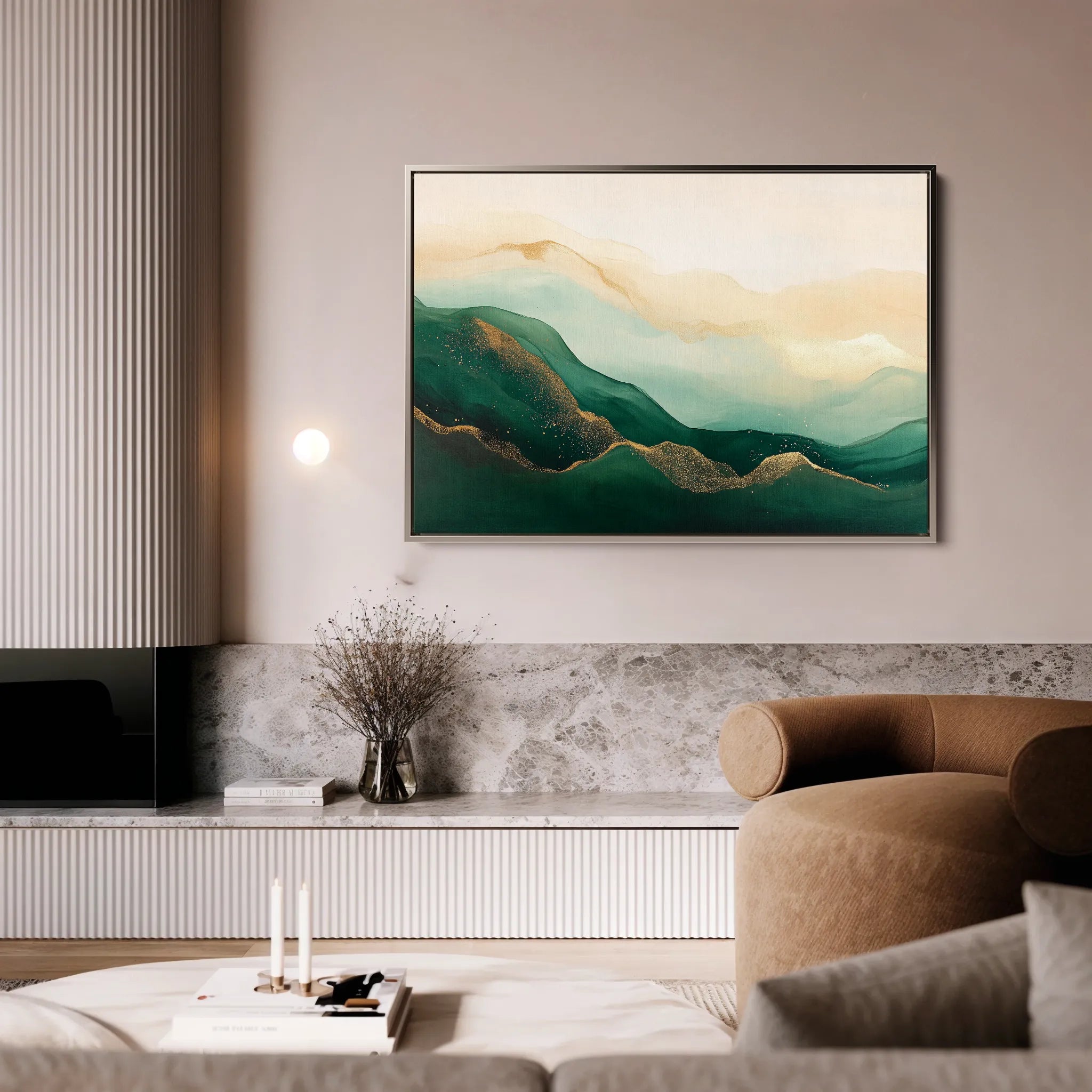 Abstract 540 Canvas Art 60 x 40 cm / Black