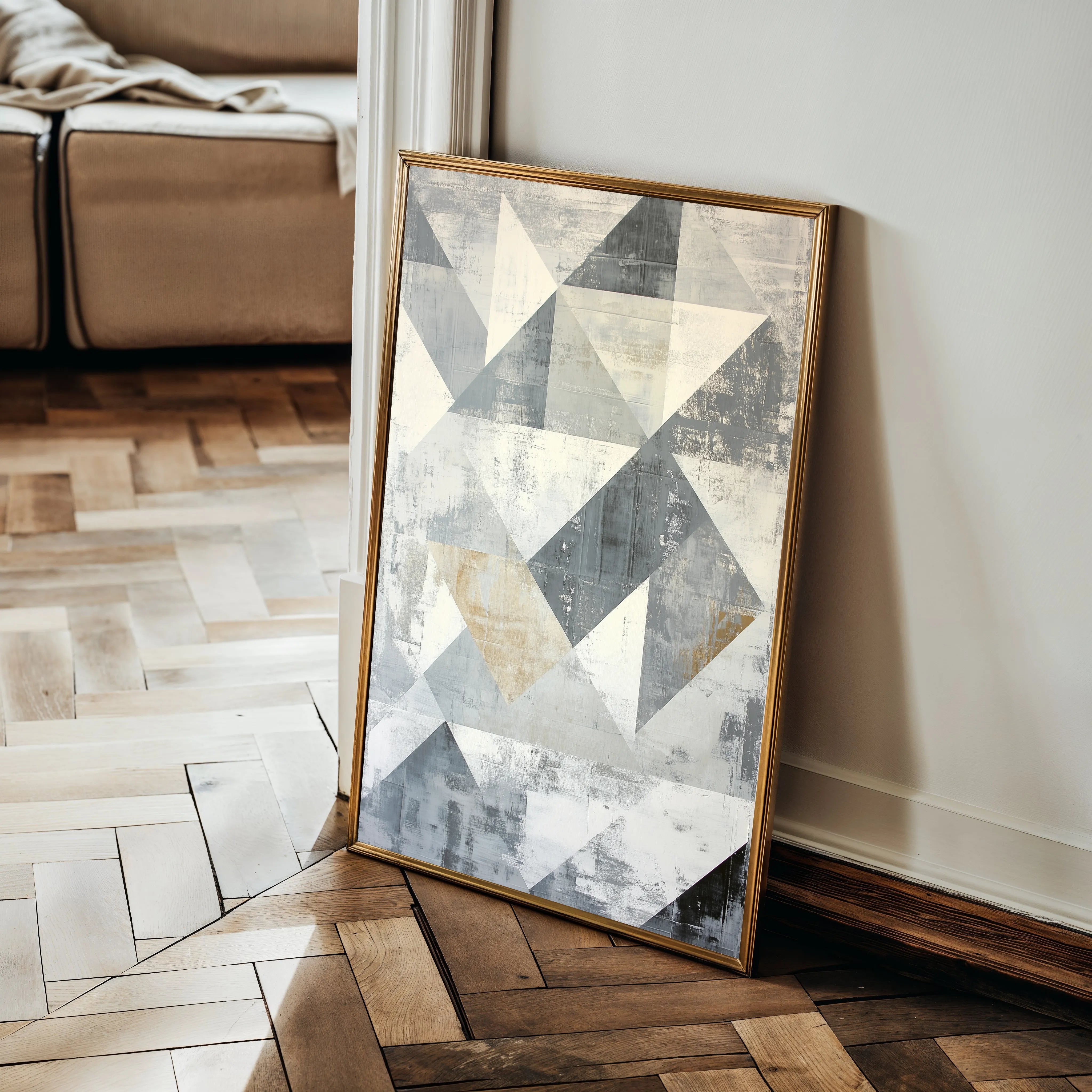 Abstract 545 Canvas Art 60 x 40 cm / Black