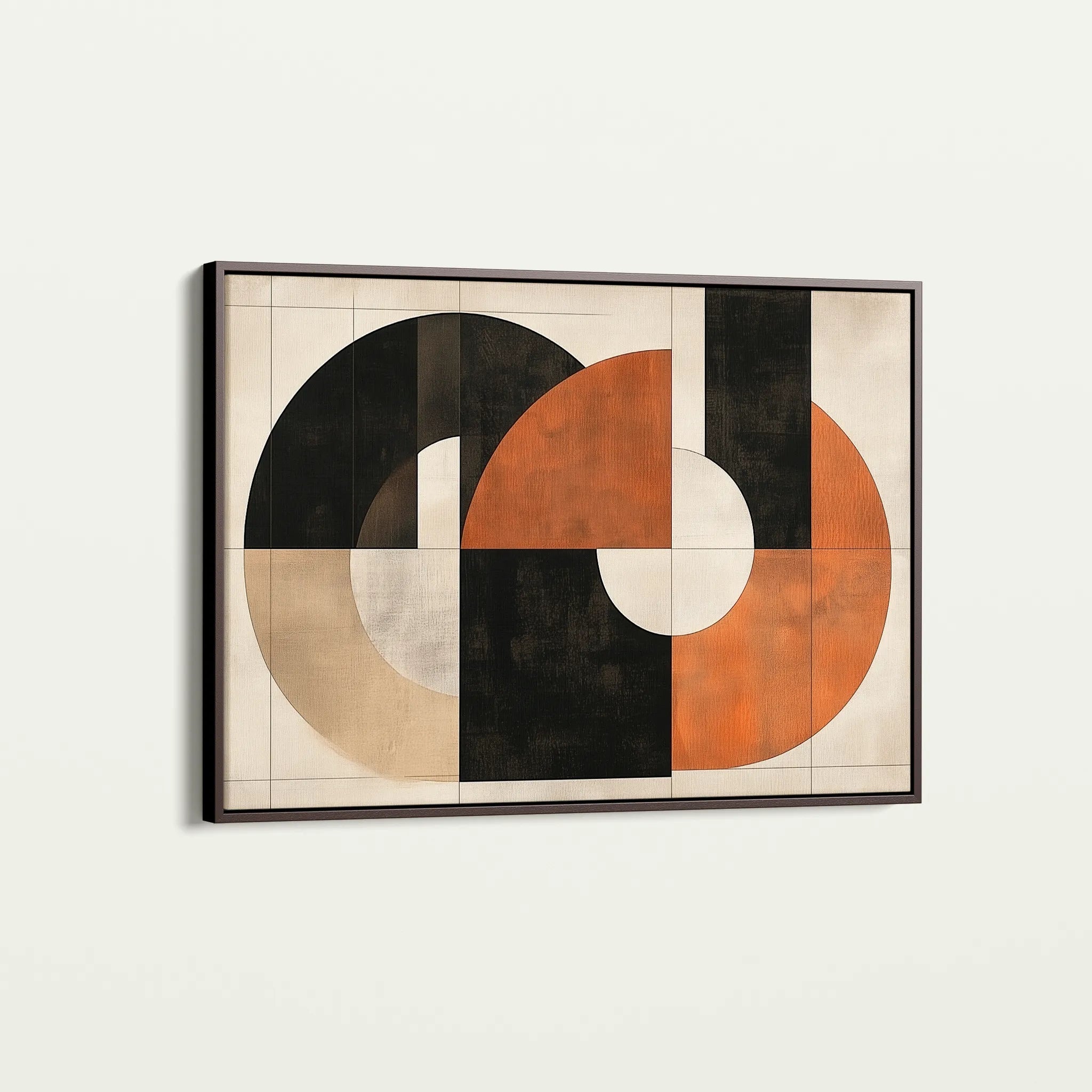 Abstract 547 Canvas Art 60 x 40 cm / Black