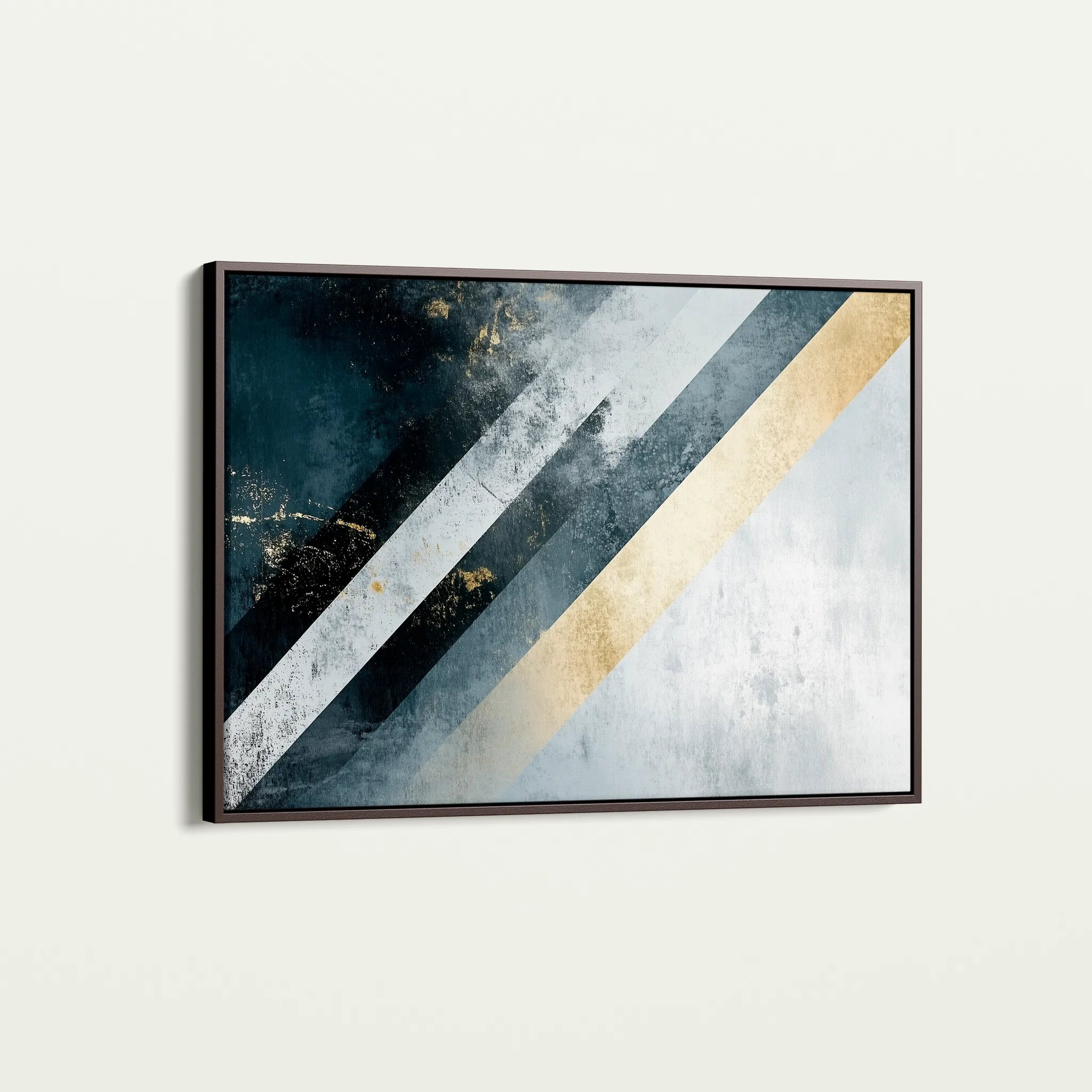 Abstract 548 Canvas Art 60 x 40 cm / Black
