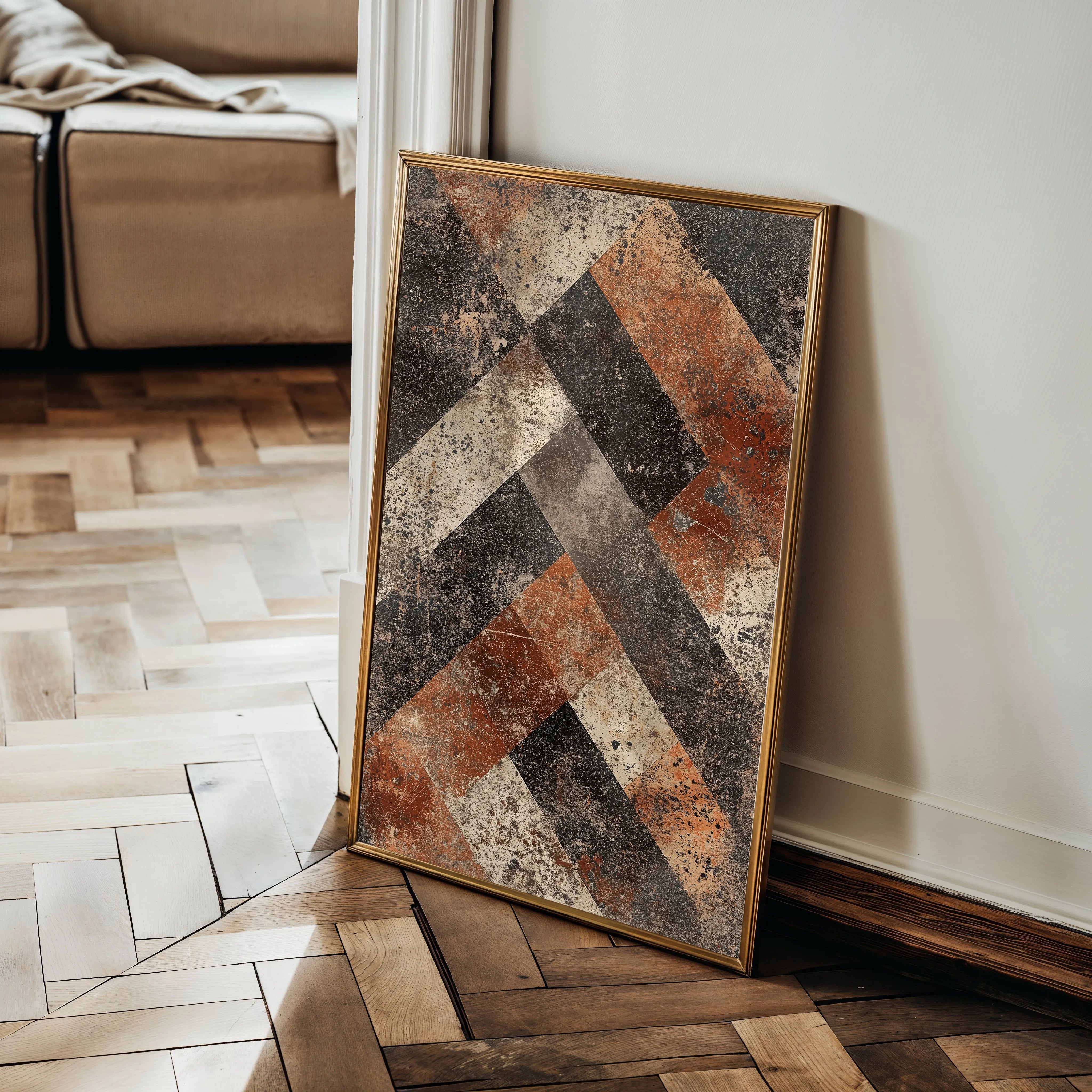 Abstract 550 Canvas Art 60 x 40 cm / Black