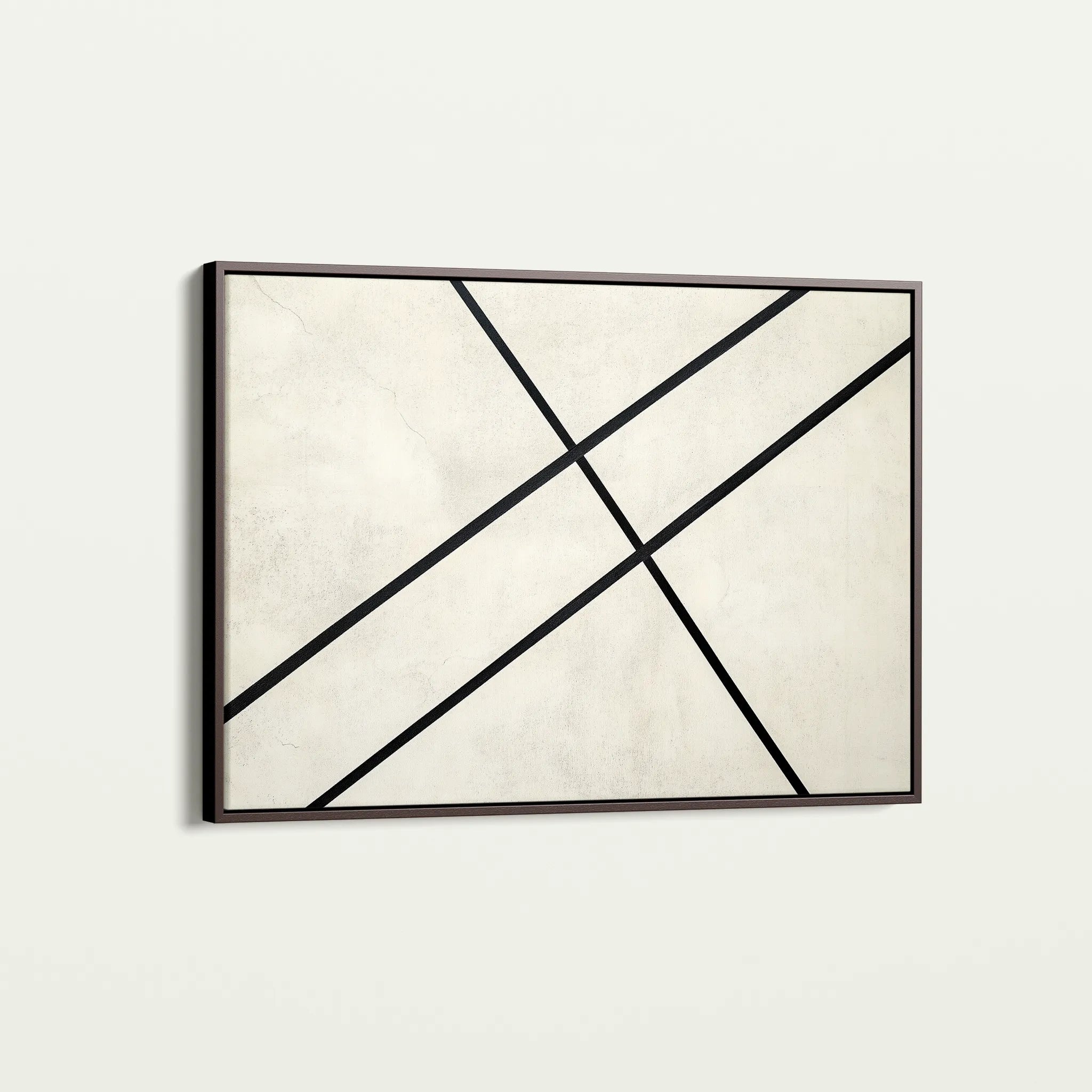 Abstract 551 Canvas Art 60 x 40 cm / Black