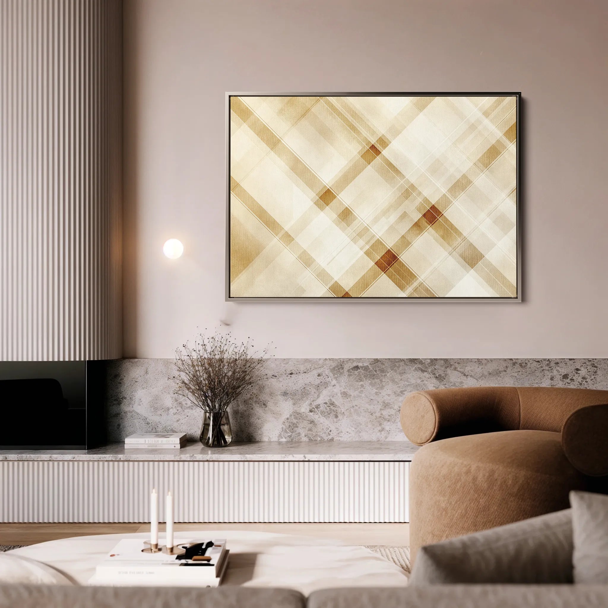Abstract 552 Canvas Art 60 x 40 cm / Black